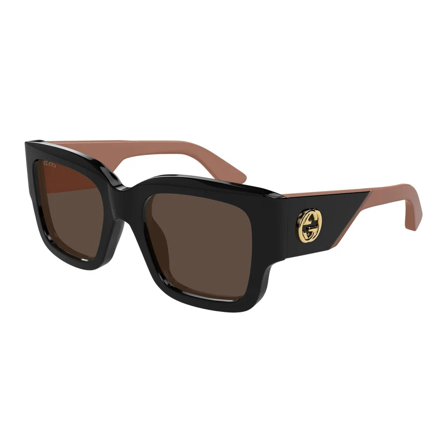 Gucci Brown Square Ladies Sunglasses GG1663S 004 52 - 1