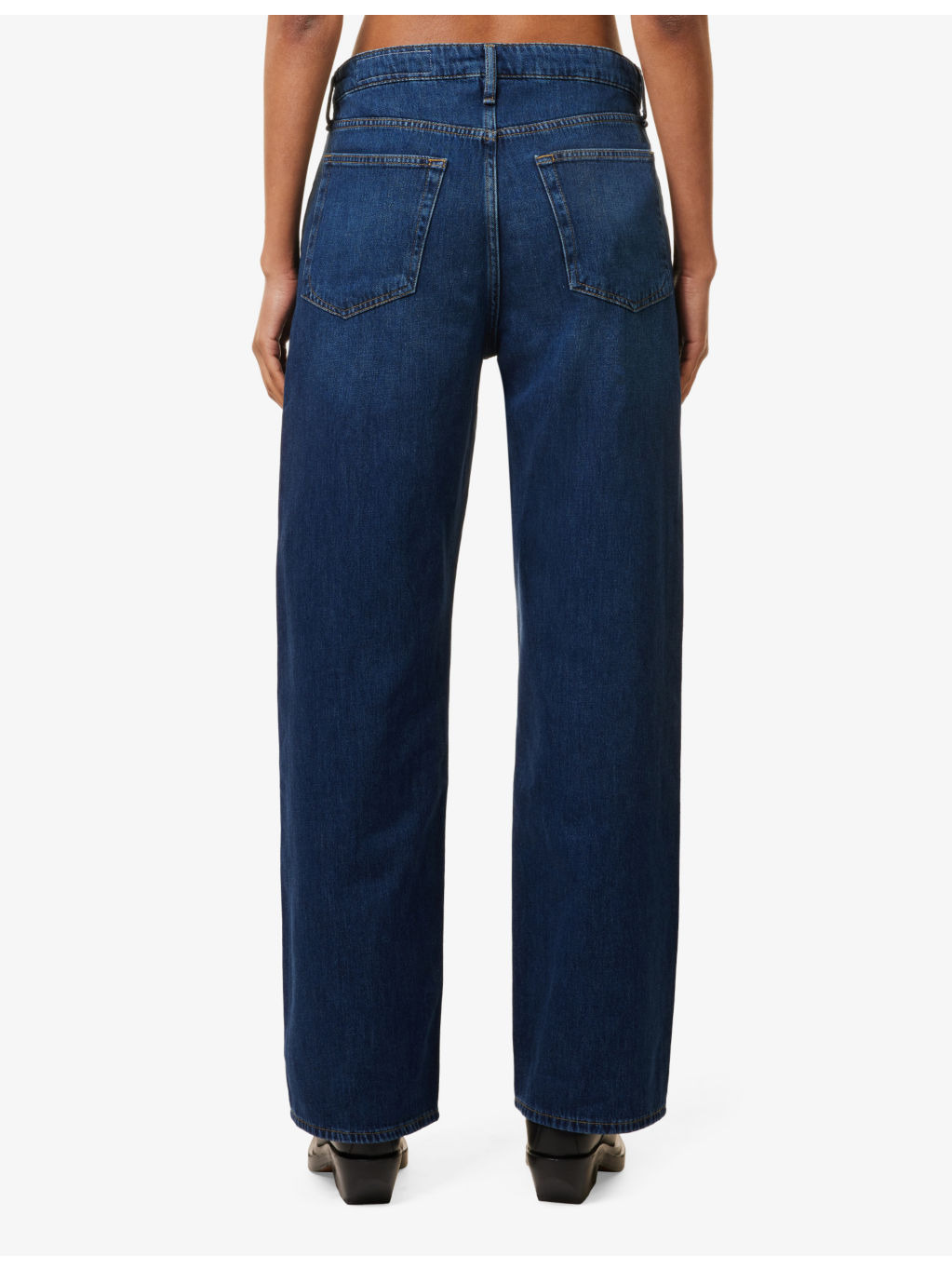 Logan wide-leg mid-rise denim jeans - 4