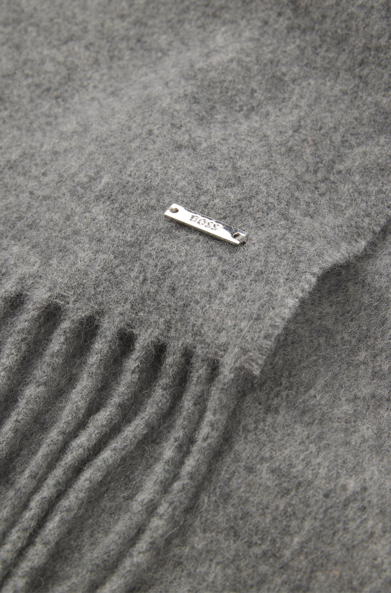 CASHMERE SCARF WITH TWISTED FRINGES 4