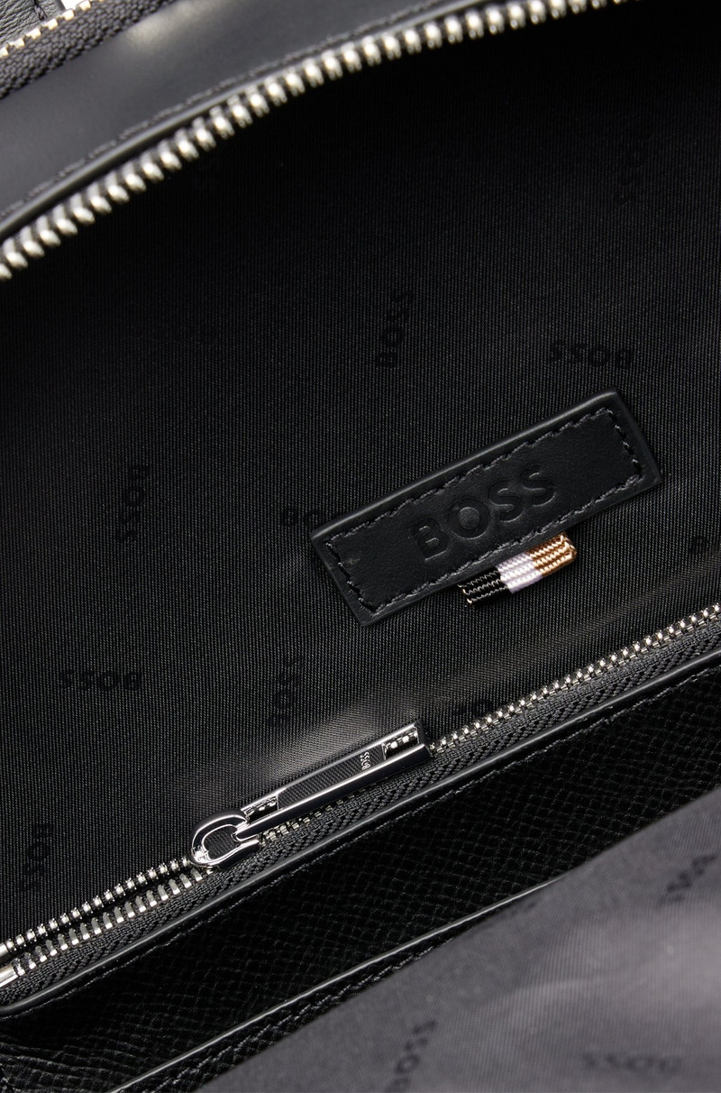 LEATHER BACKPACK WITH DETACHABLE INNER POUCH 5