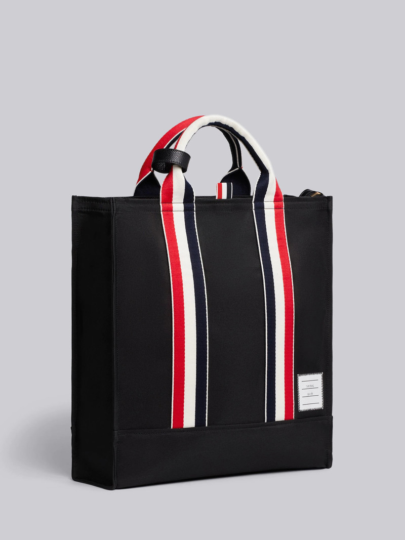 Grosgrain Stripe Nylon Tote 3