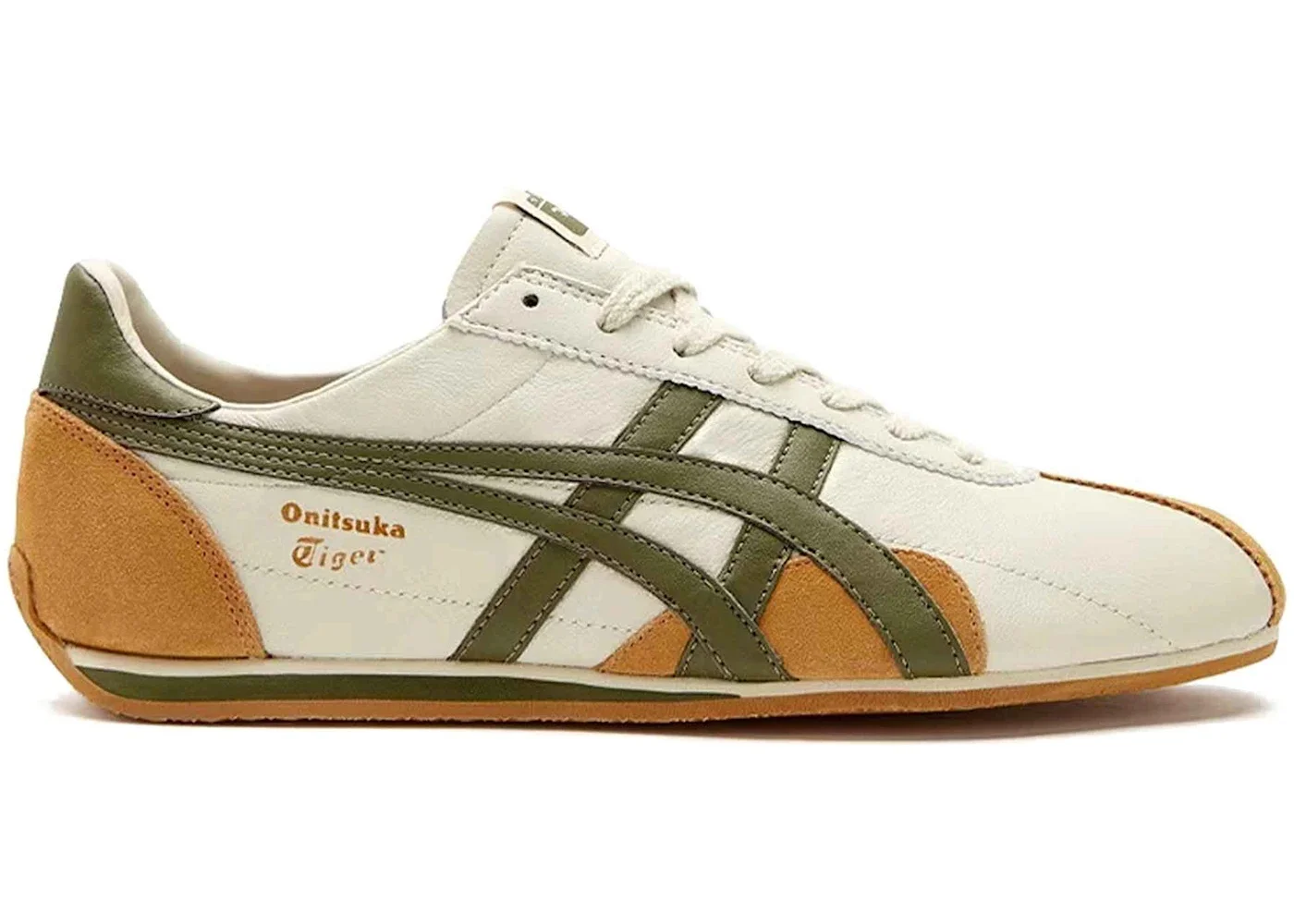 Asics Onitsuka Tiger Runspark Beige Olive Green Mustard Yellow