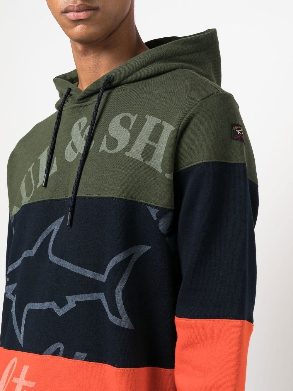 Save The Sea colour-block hoodie - 5