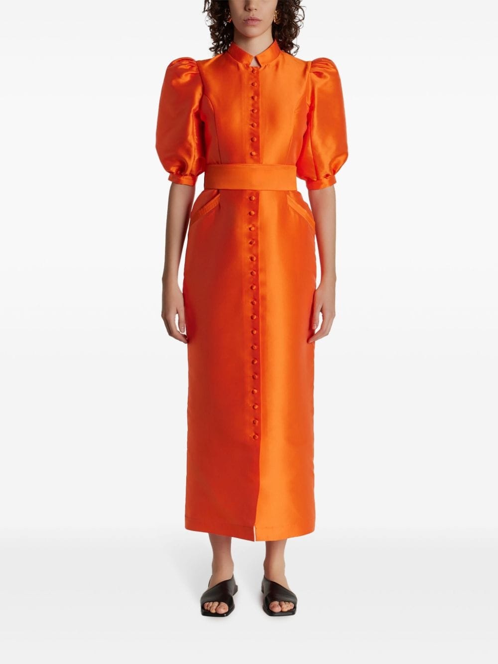 Amoako satin midi dress - 2