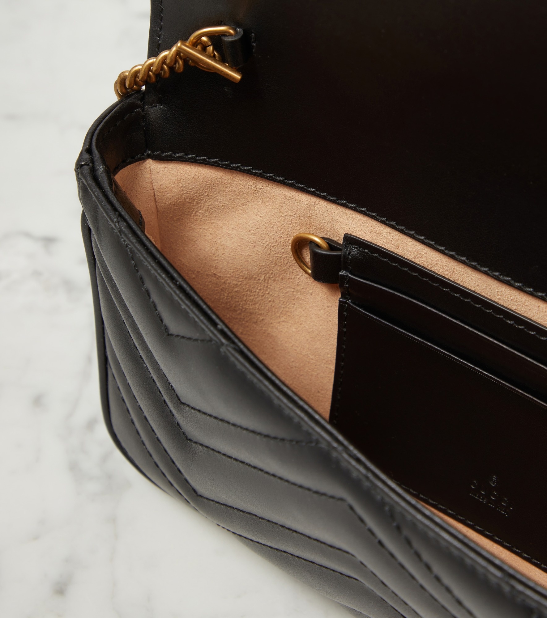GG Marmont leather wallet on chain - 3