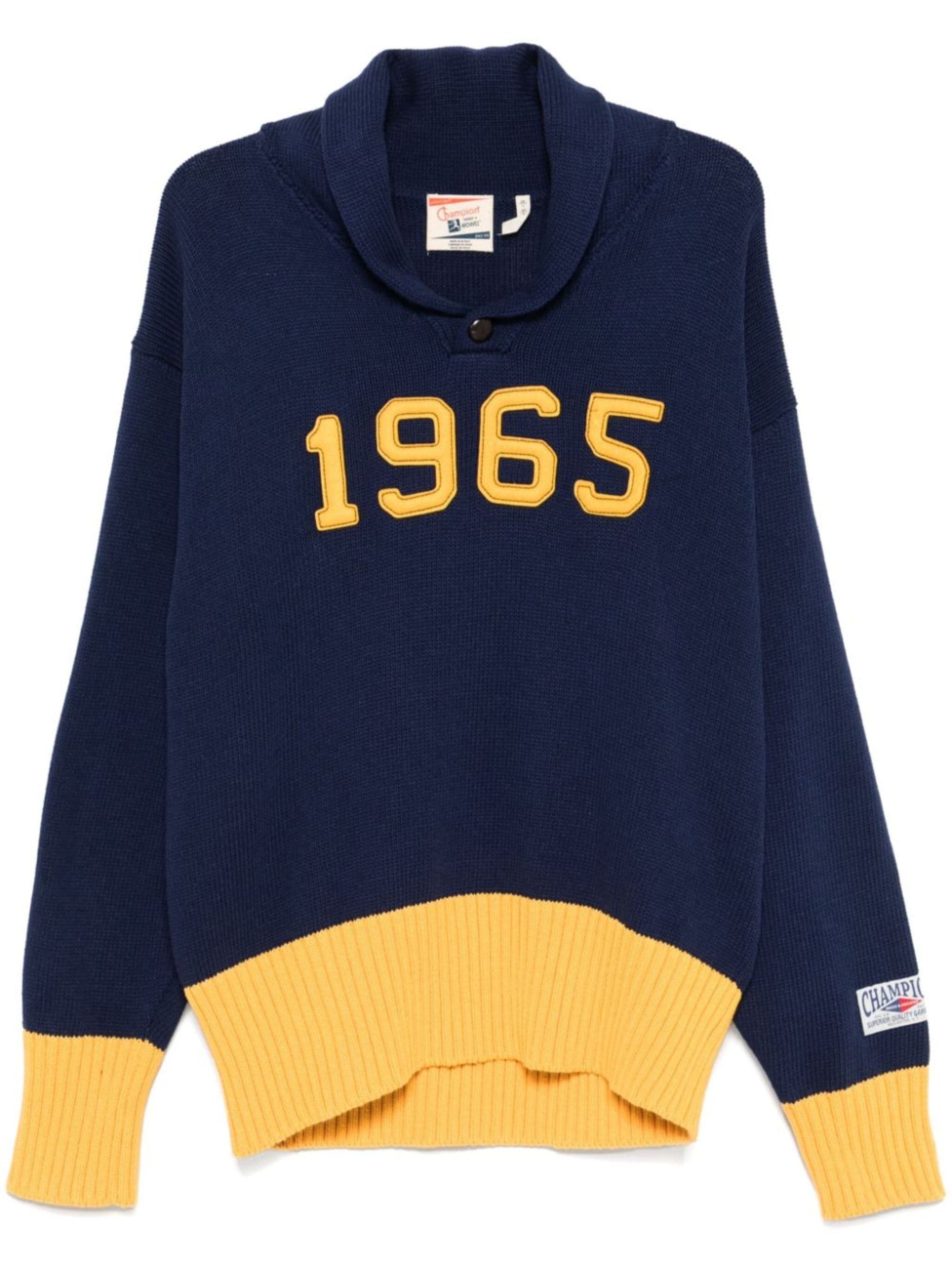 1965-patch sweater - 1