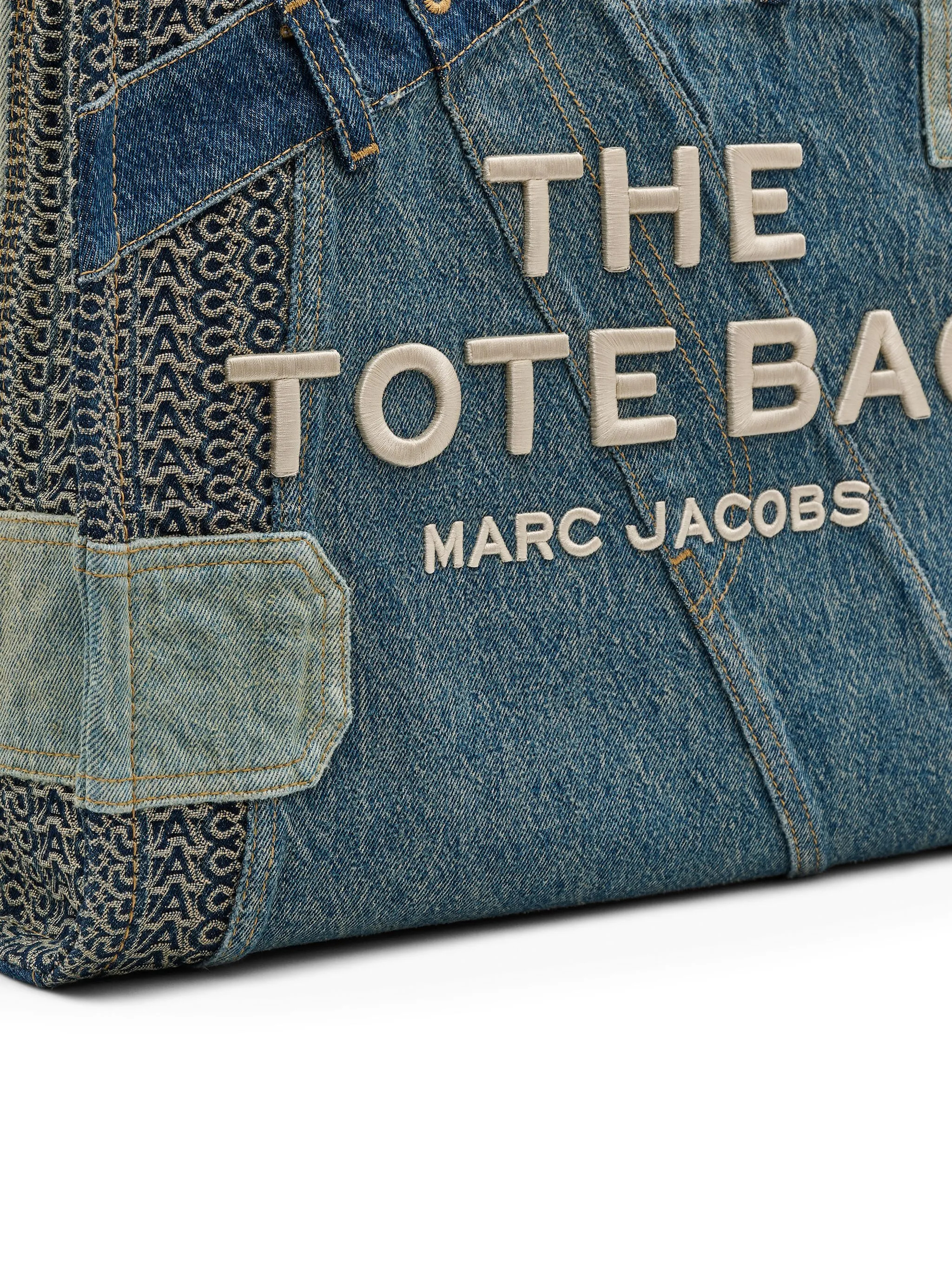 MARC JACOBS - Women The Large Deconstructed Denim Tote Bag - 7