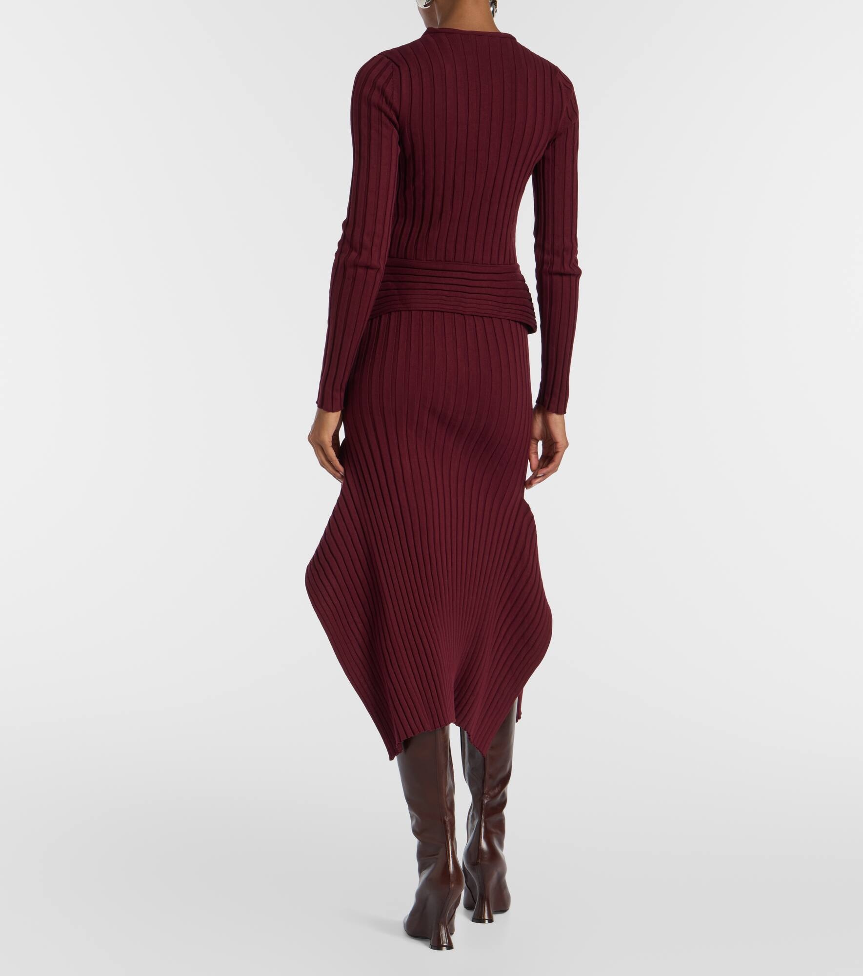 Ribbed-knit cotton top - 3