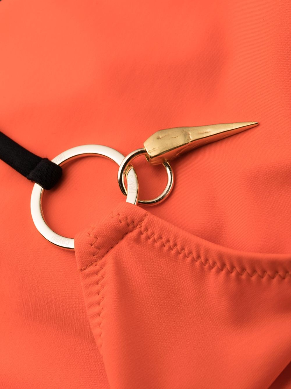 halterneck tie-fastening swimsuit - 3