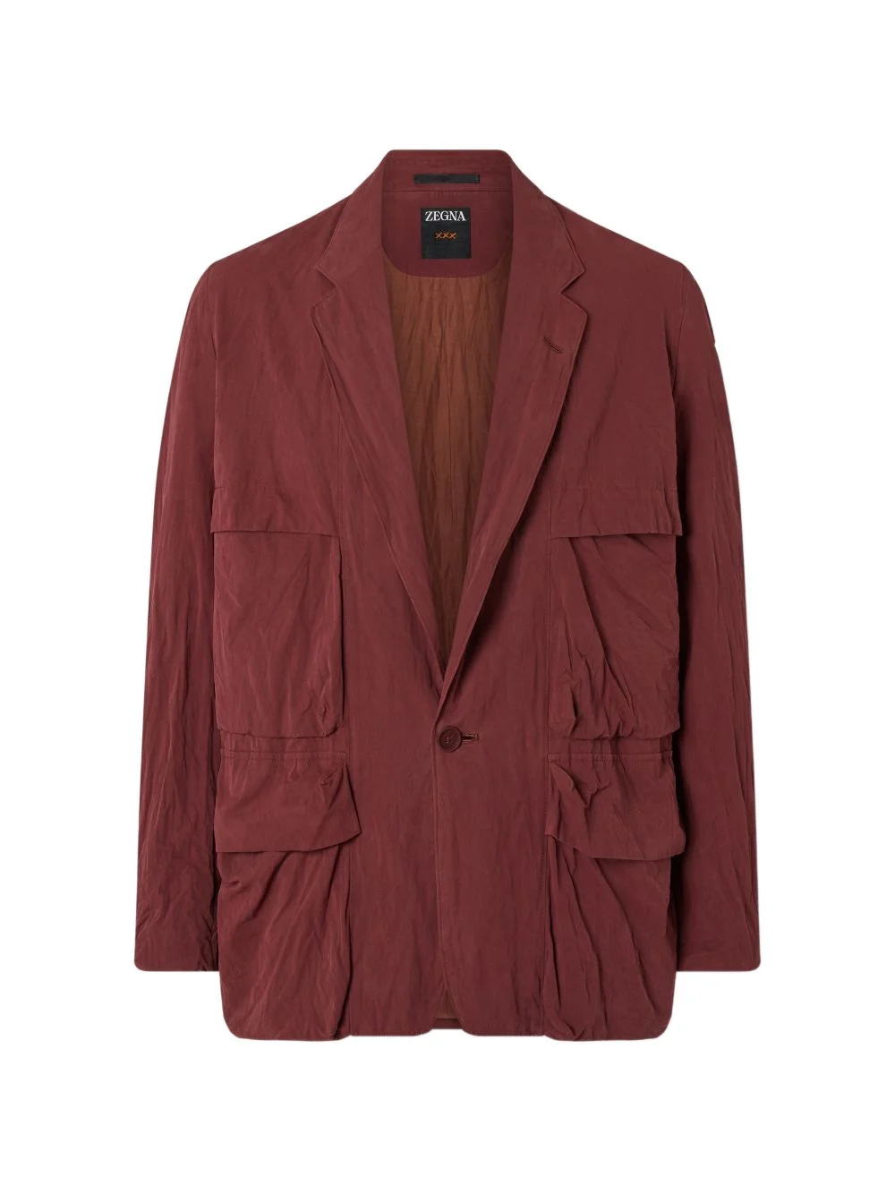 flap-pocket cotton jacket - 1