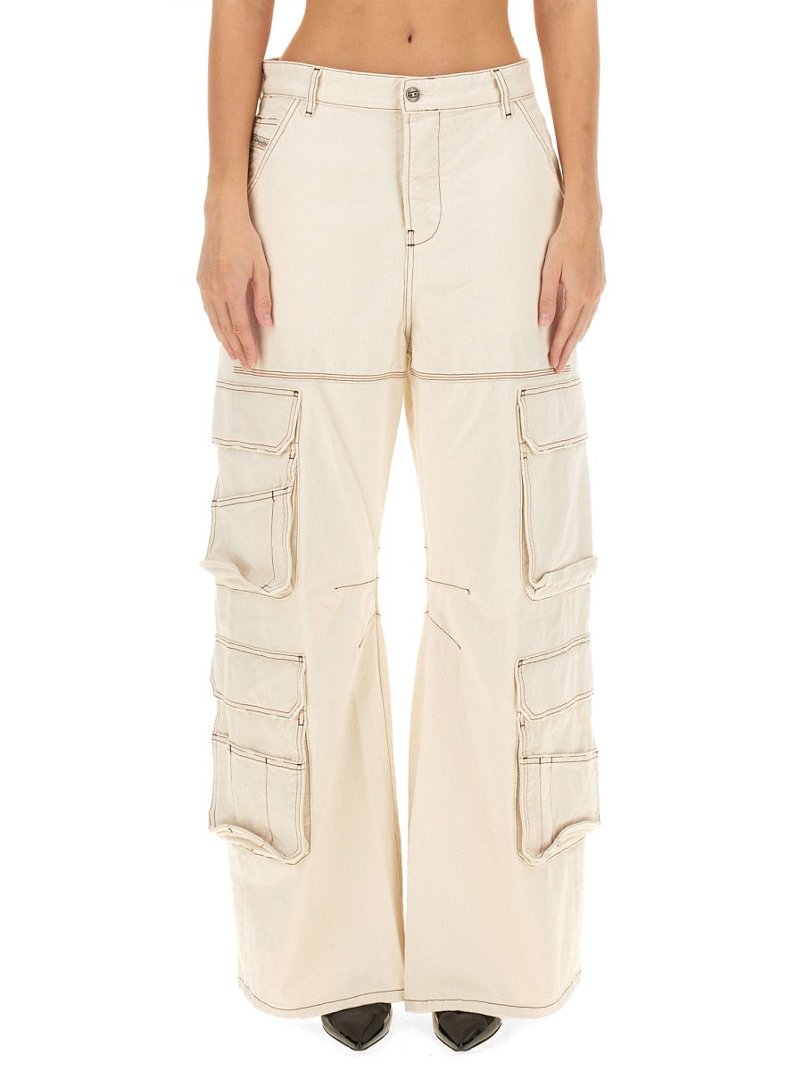 Diesel Women Cargo Leggings "D-Sire" - 2