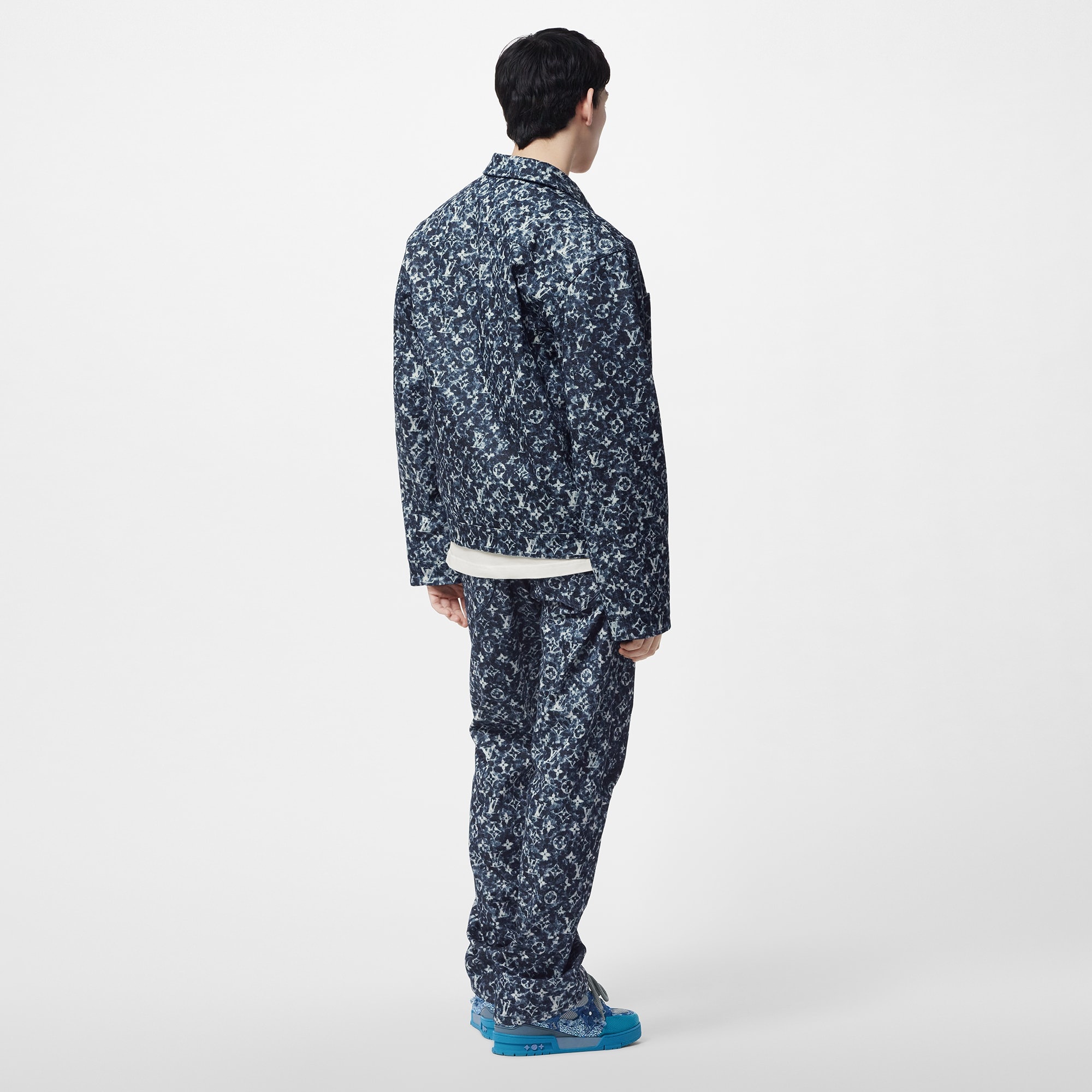 Monogram Denim Workwear Jacket - 3