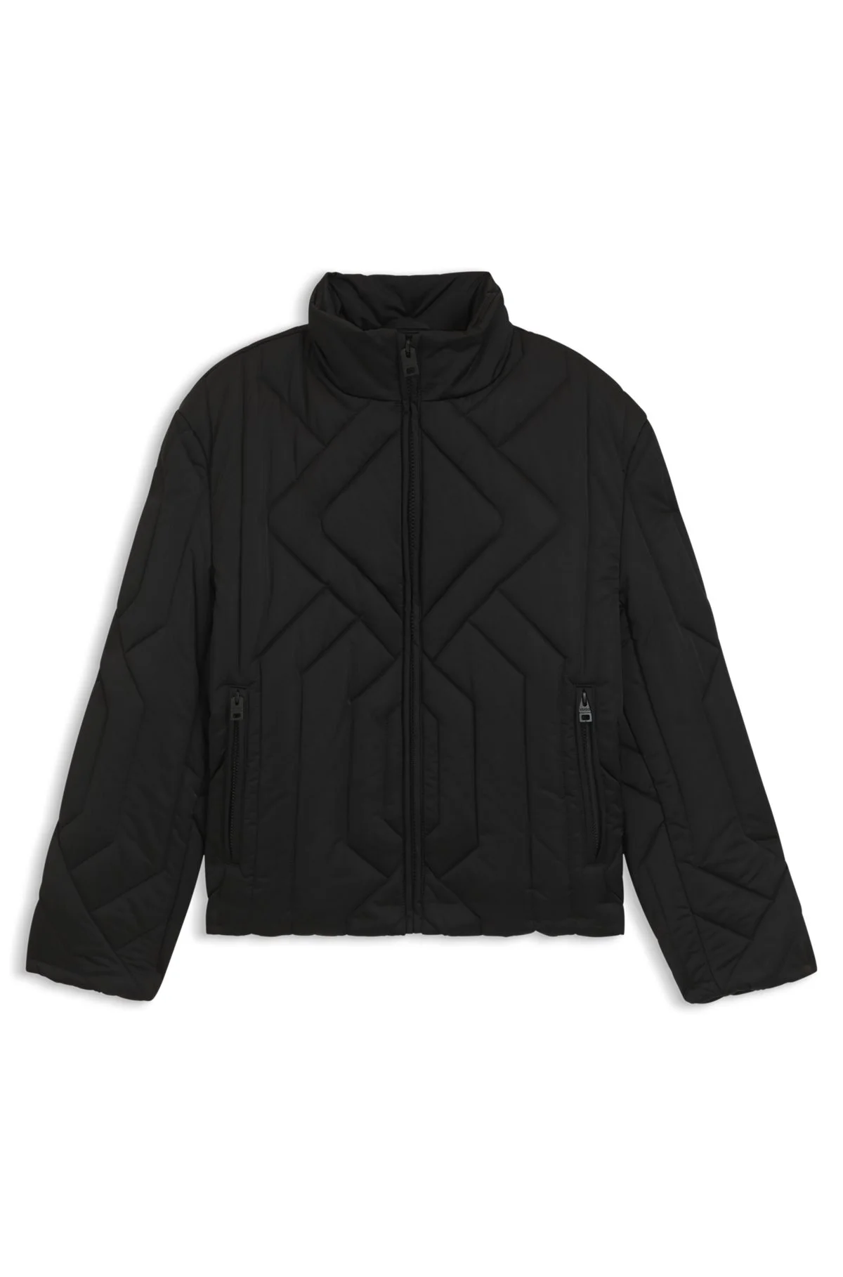 WATER-REPELLENT JACKET IN QUILTED SATIN - 1