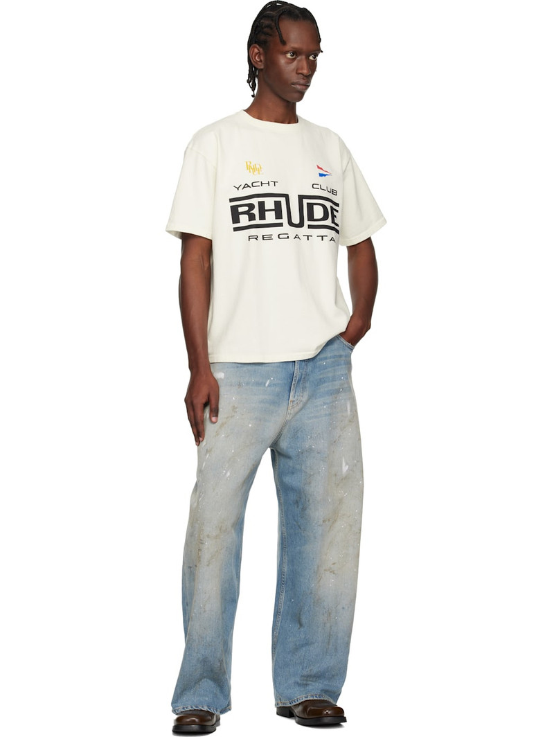 Rhude Off-White 'Rhude Regatta Club' T-shirt outlook