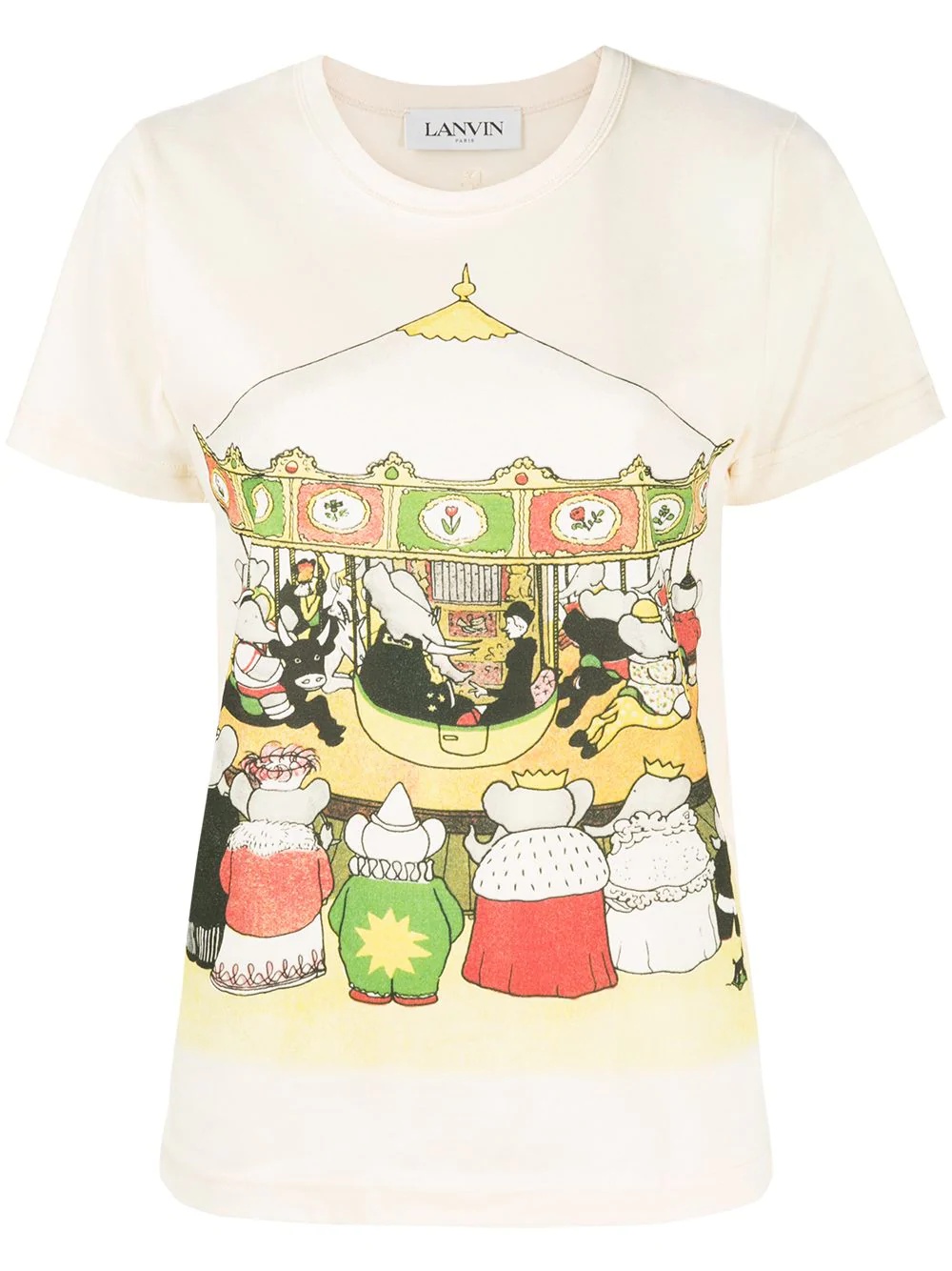 Babar carousel print T-shirt - 1