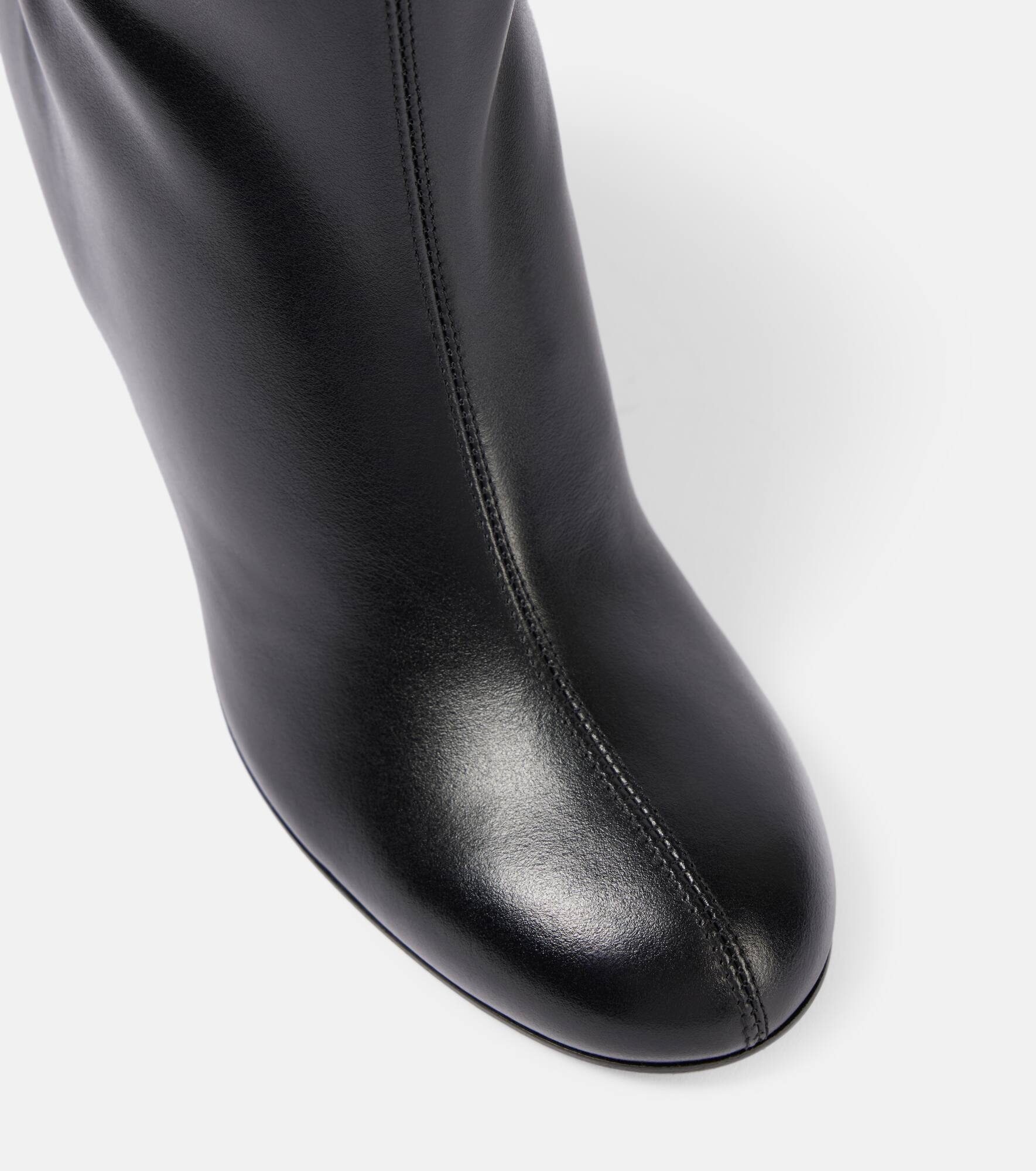 Leather knee-high boots - 5