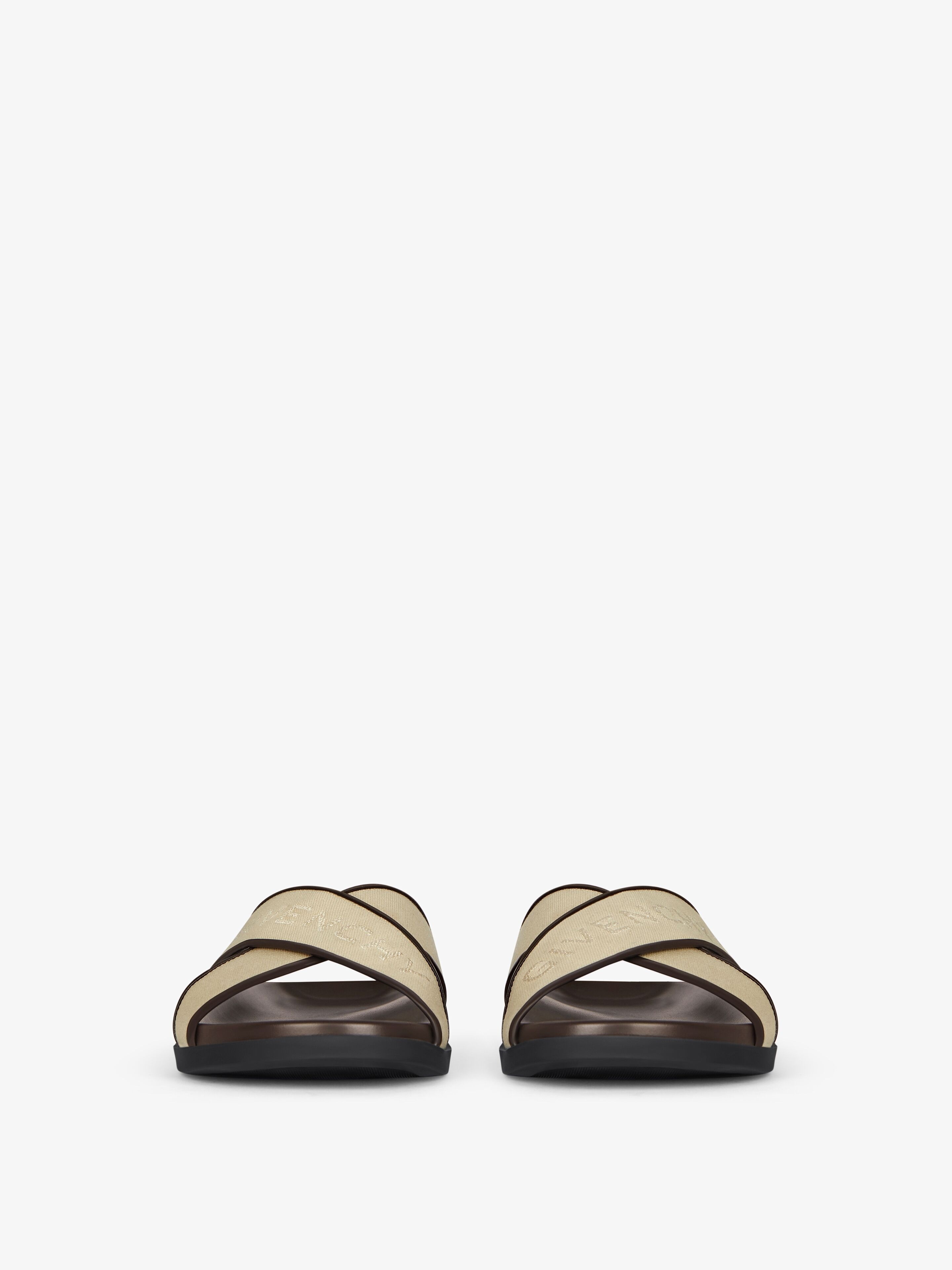 G PLAGE FLAT SANDALS IN CANVAS - 2
