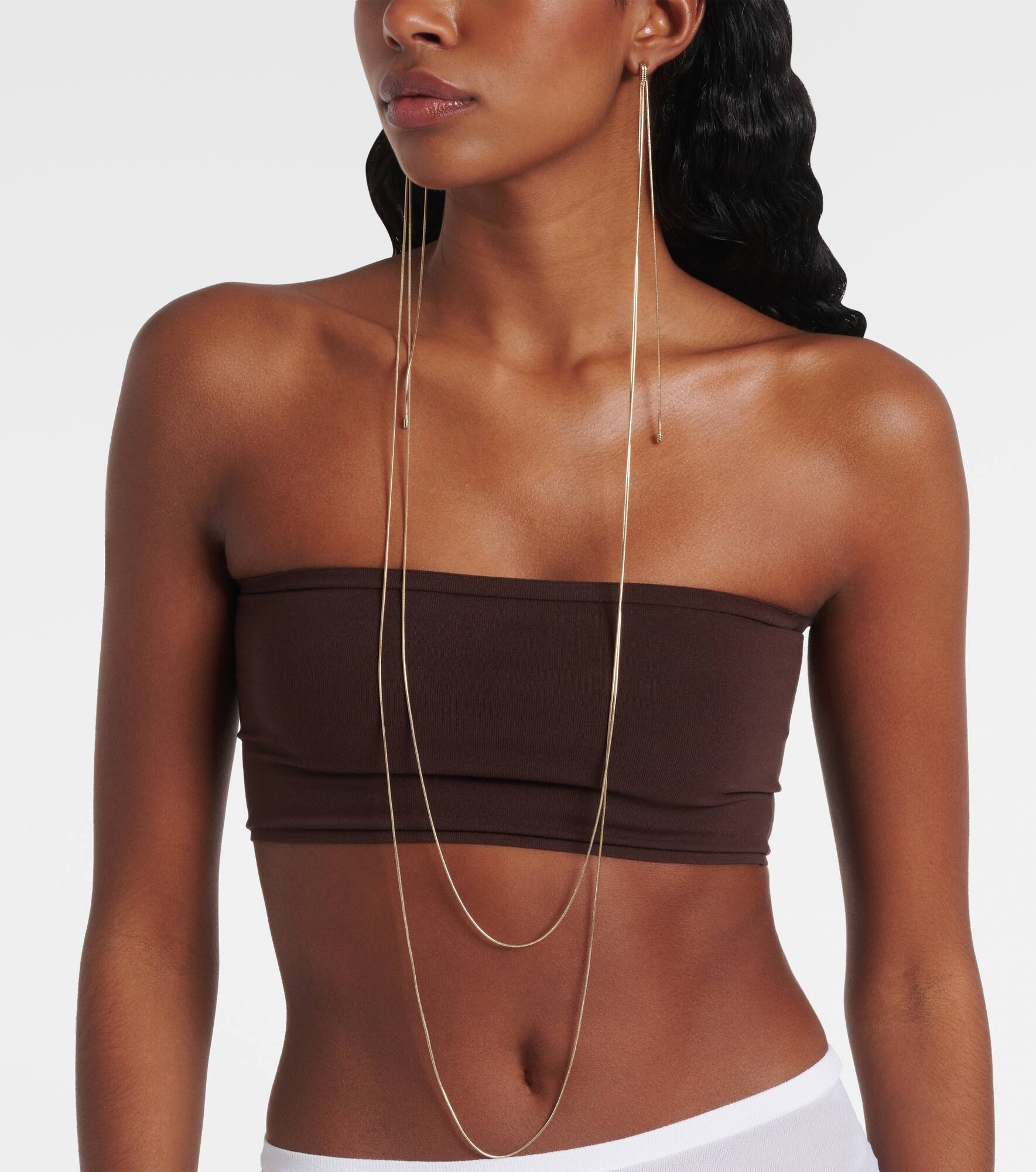 Chain necklace earrings - 3