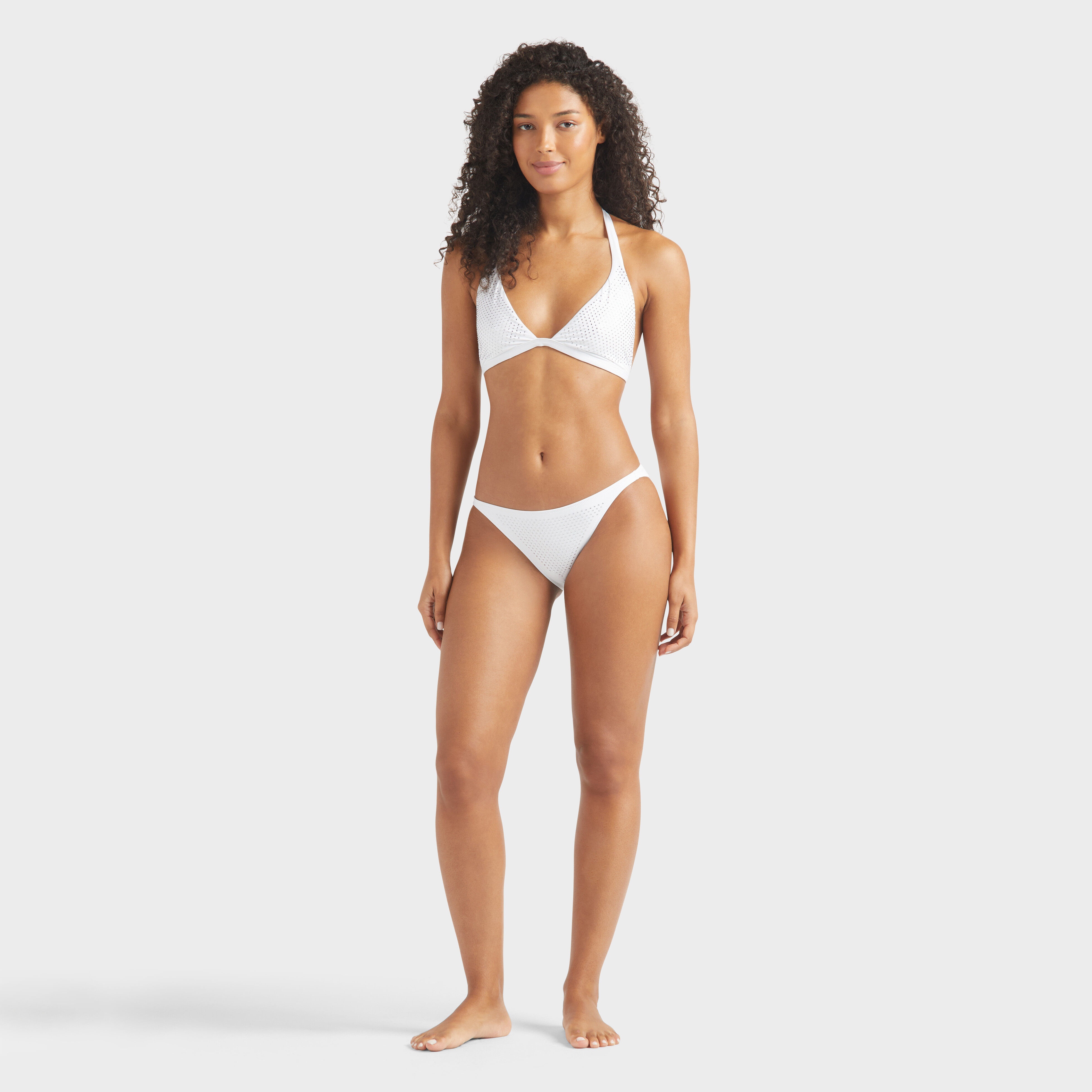 Women Mini brief Bikini Bottom Strass - 3