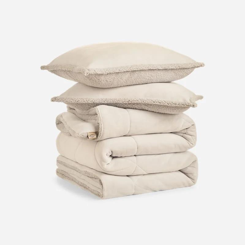 ® Avery Comforter Set F/Q Polyester Bedding in Birch - 1