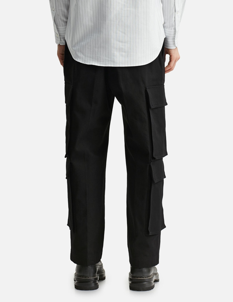 WASHED COTTON UTILITY CHINO CARGO TROUSER 4