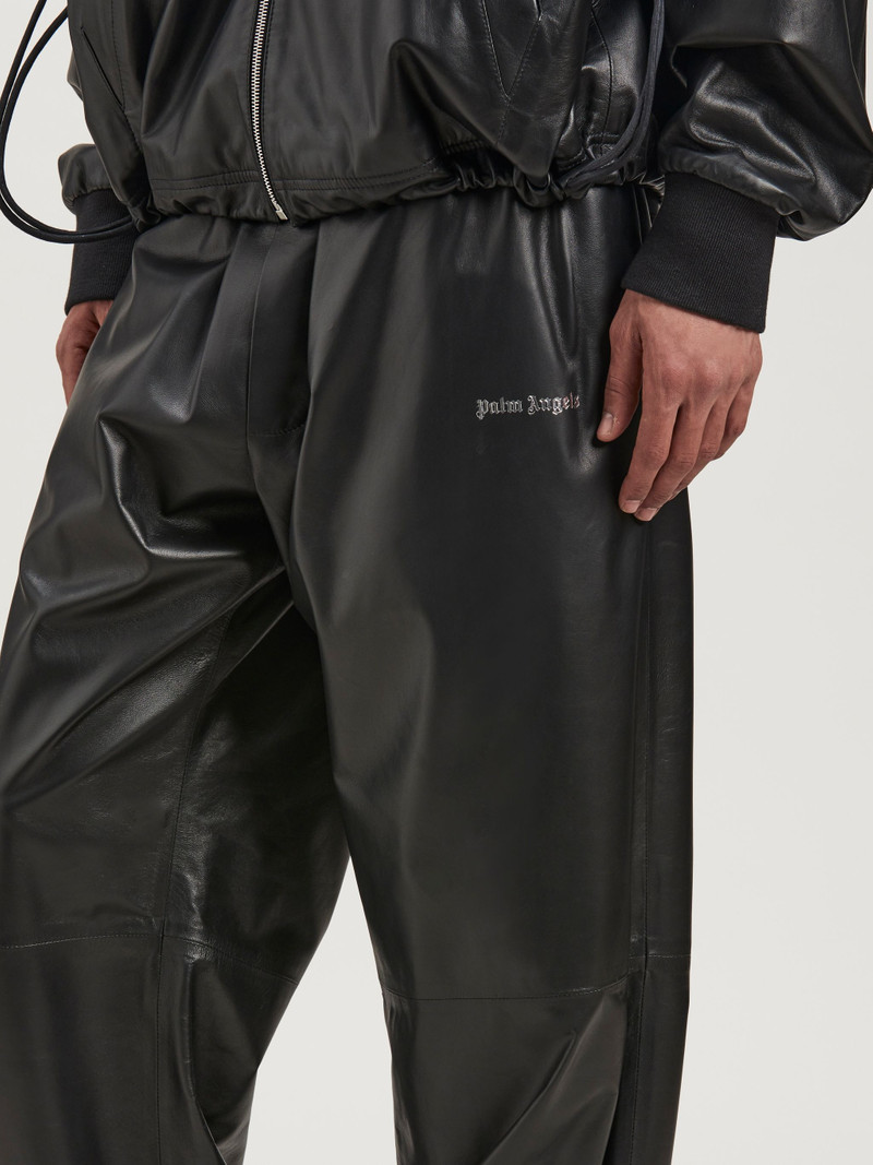 Classic Logo Leather Pants 6