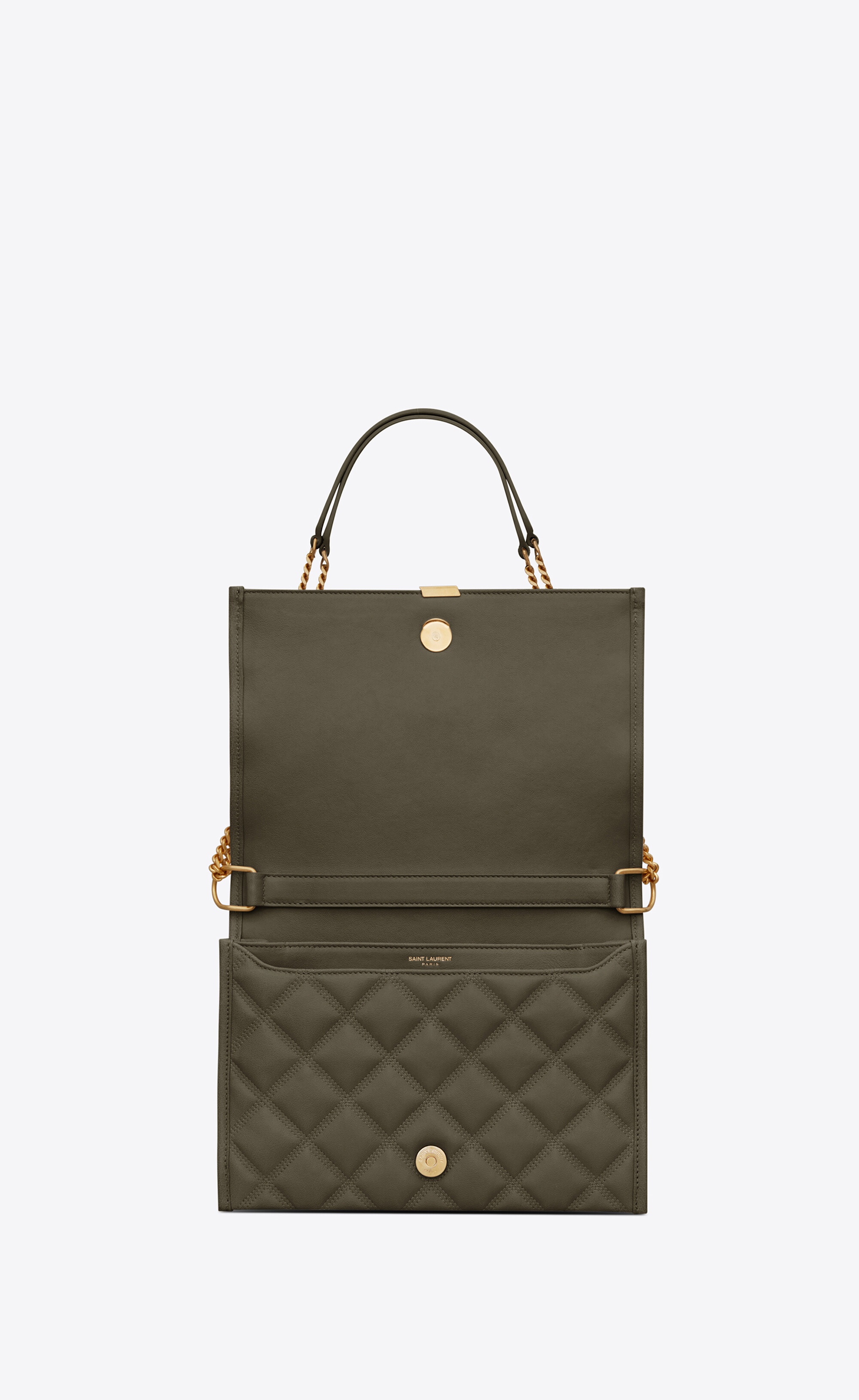 becky mini chain bag in carré-quilted lambskin - 5