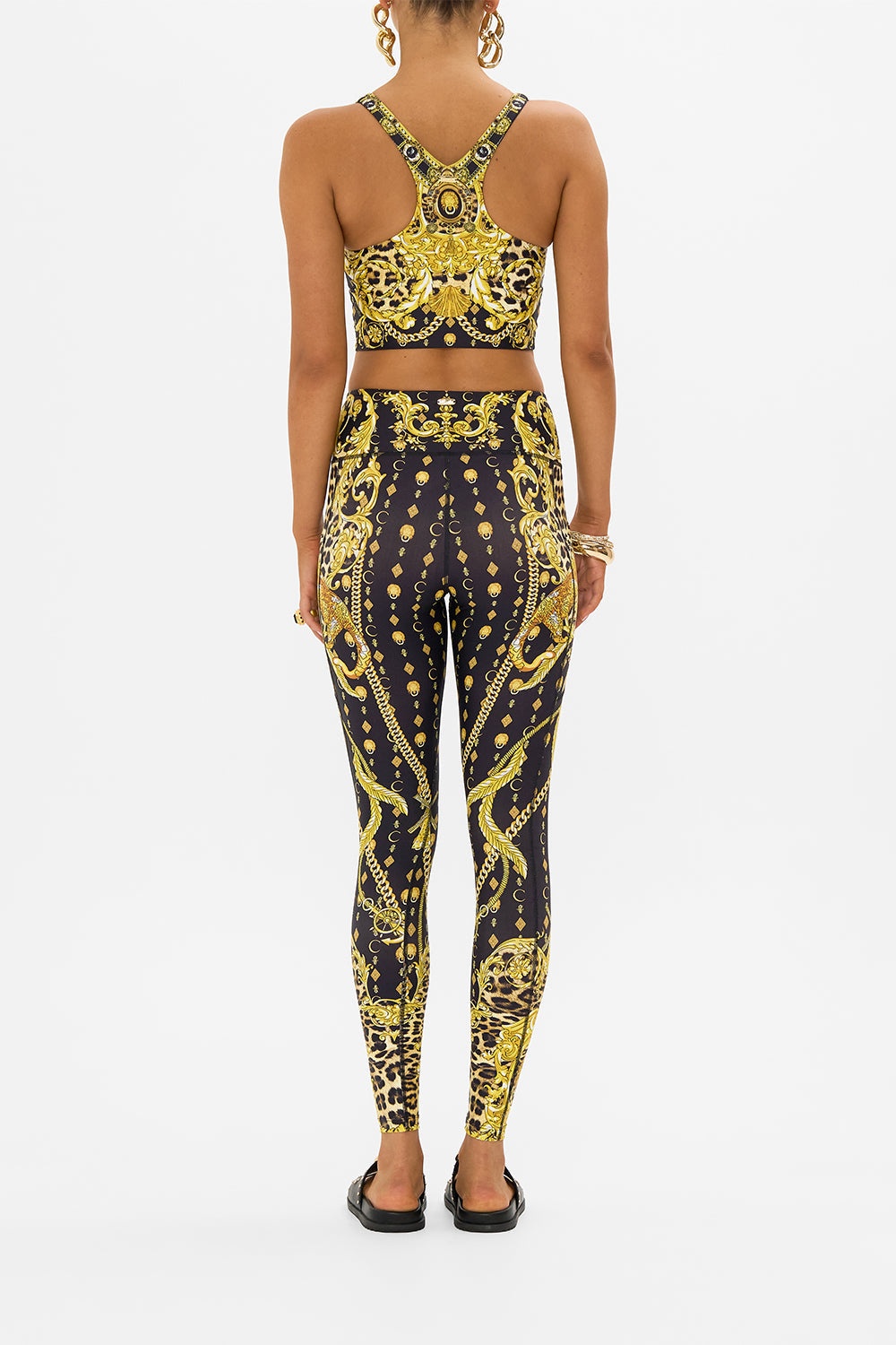 BANDED RACER BACK CROP - 3