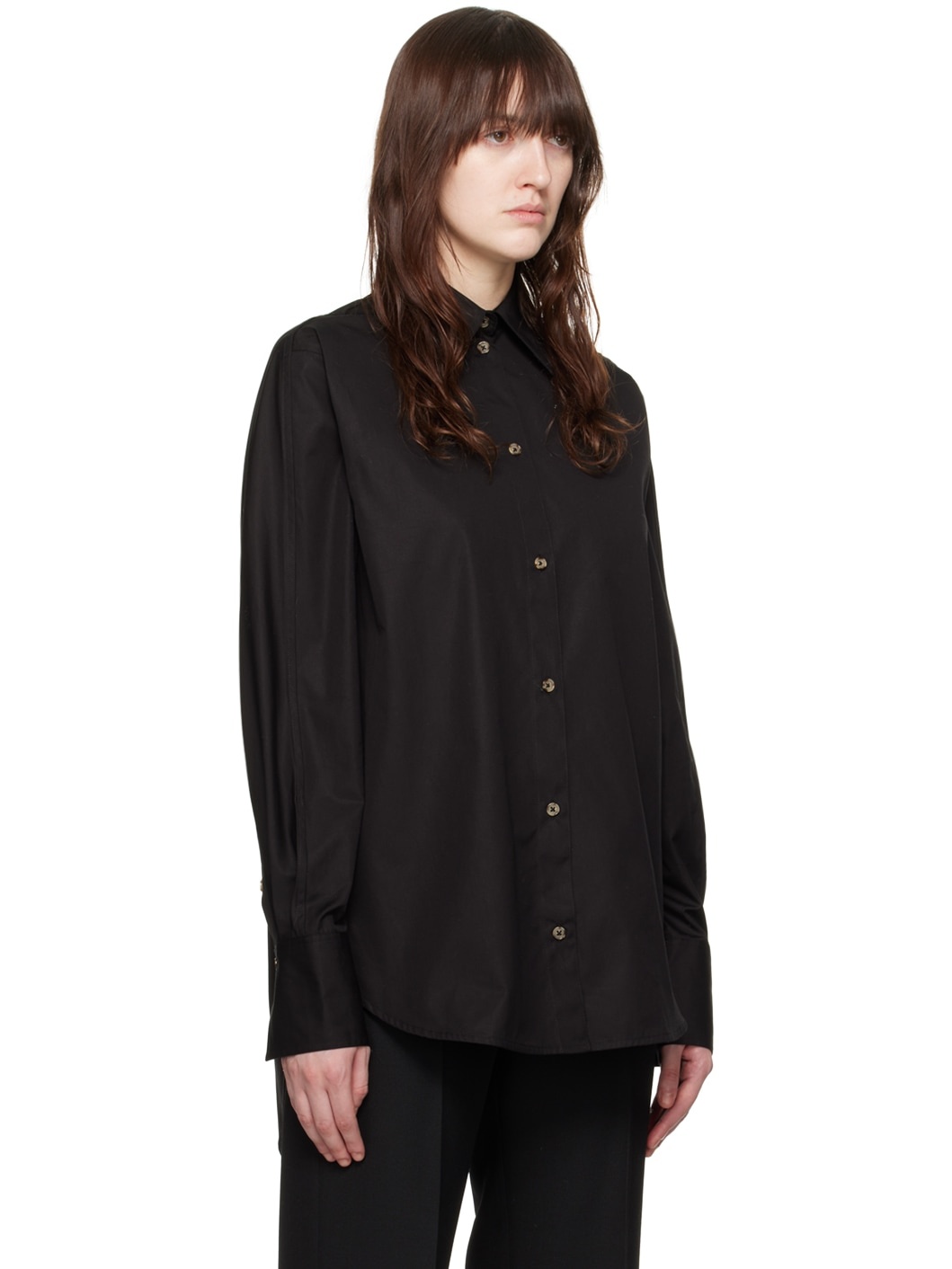 Black Droptail Shirt - 2