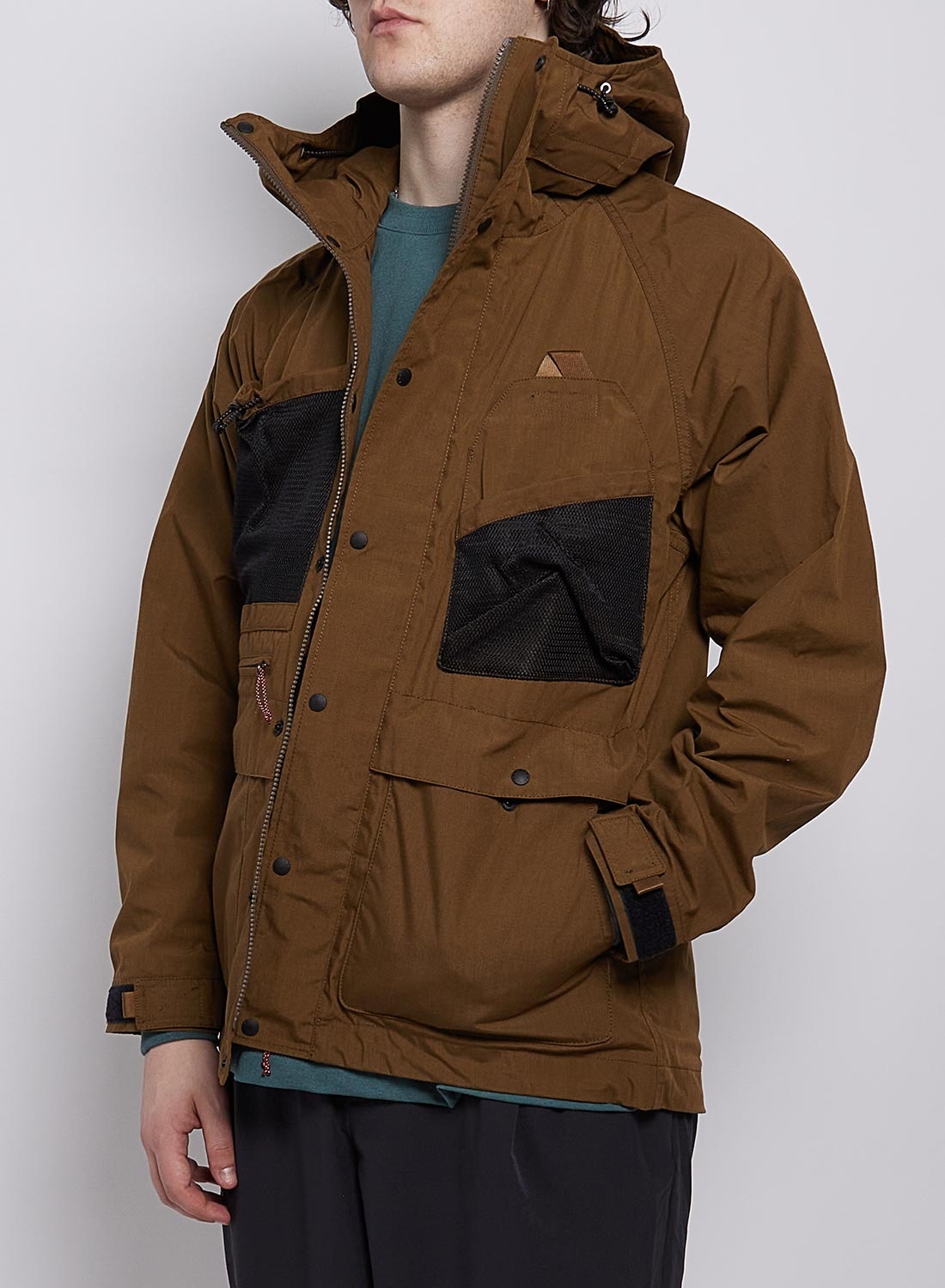 Nanga Takibi Mountain Parka in Coyote - 3