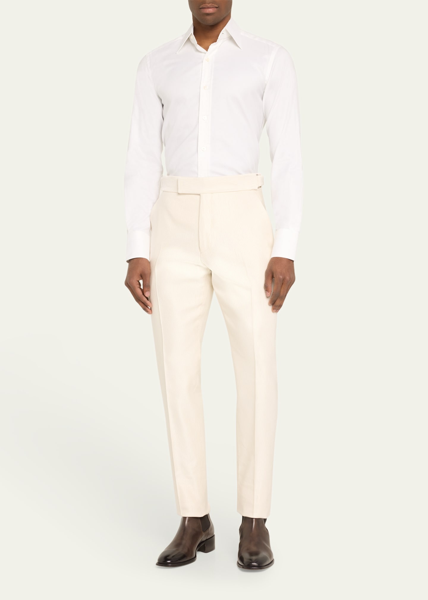 Men's Cannete Flat-Front Trousers - 2