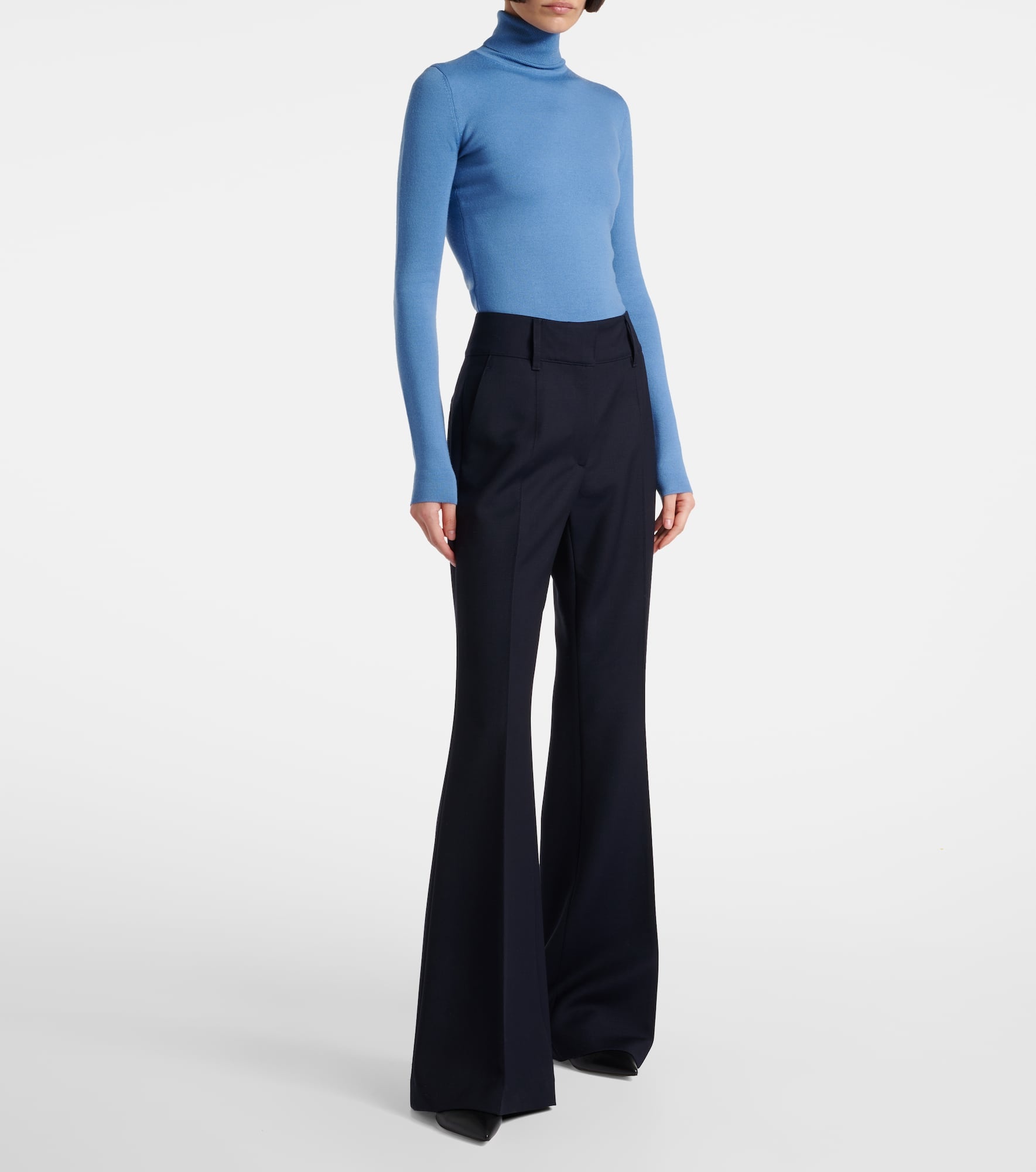 Rhein wool flared pants - 2