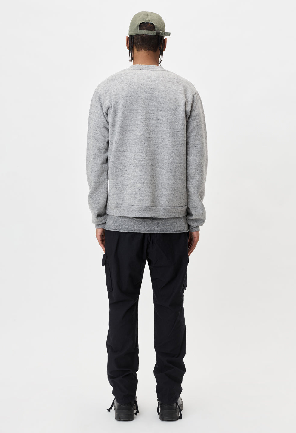 BACK SATEEN CARGO PANTS - 5