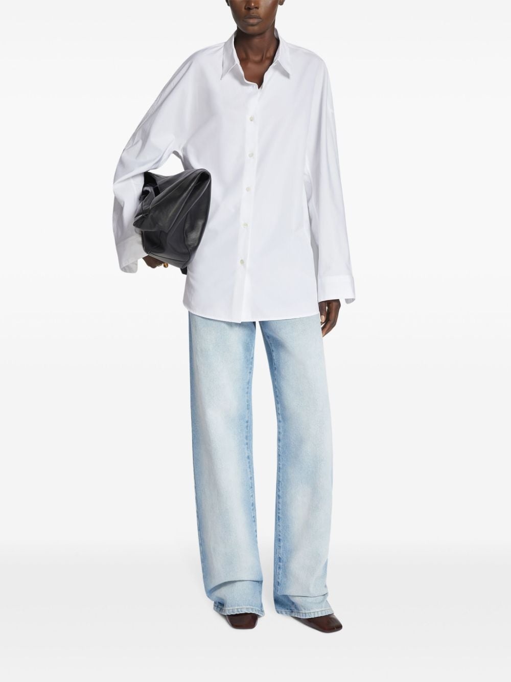 cotton button-up shirt - 2