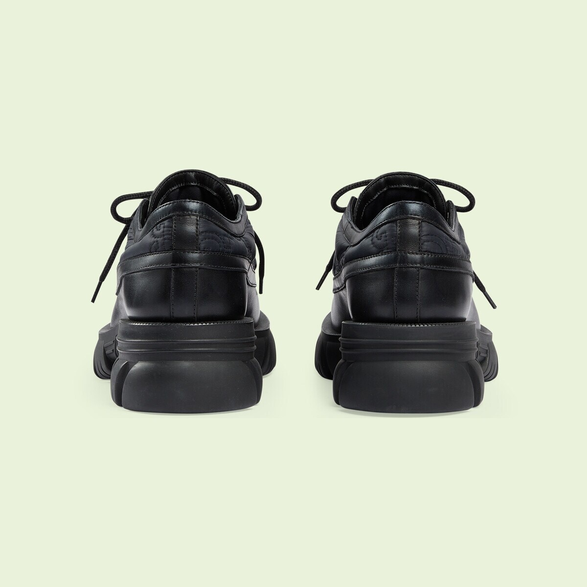 Men's GG nylon lace-up shoe - 3