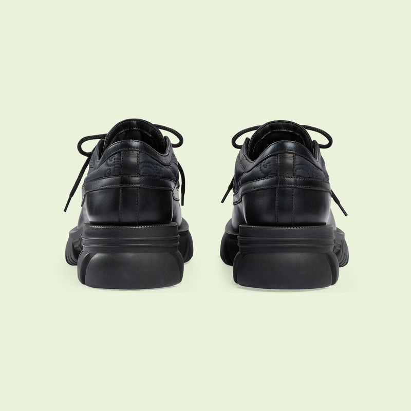 Men's GG nylon lace-up shoe 3