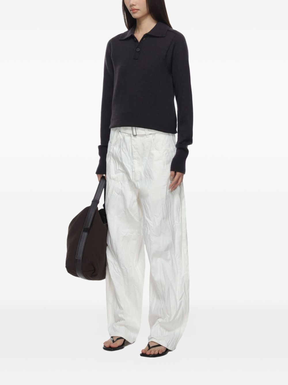 polo-neck wool jumper - 3