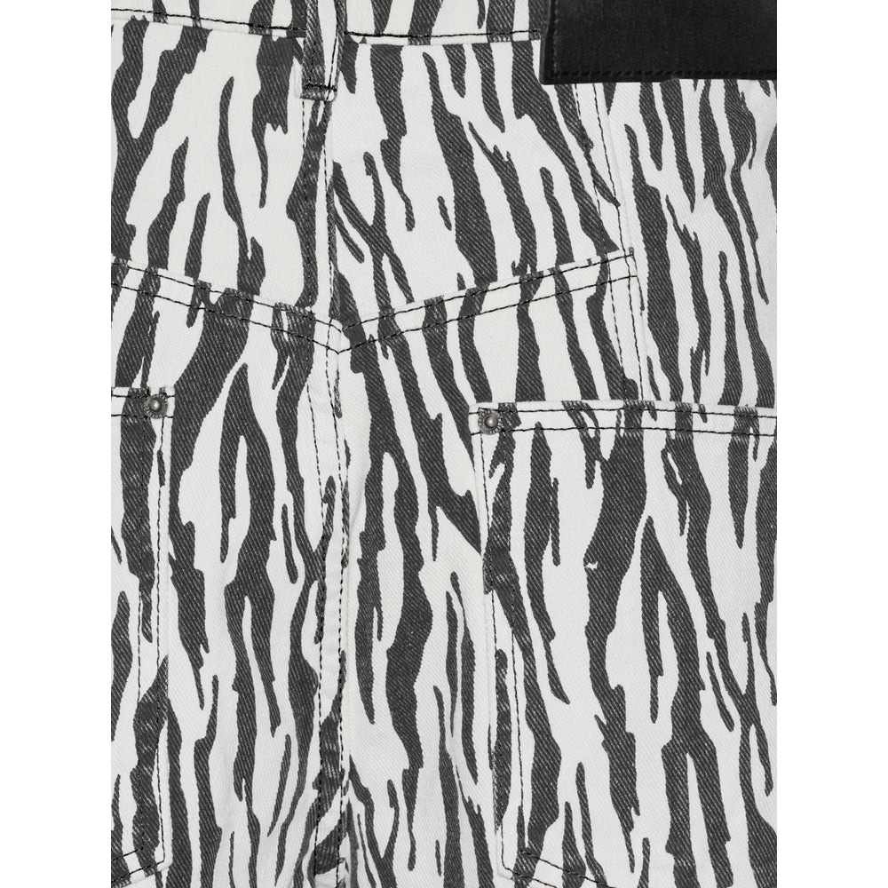 Rotate White Trousers - High-Waisted Trousers Women - 5