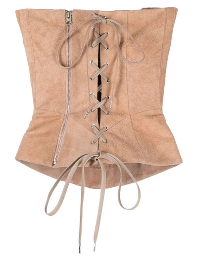 KNWLS Daith lace-up corset outlook