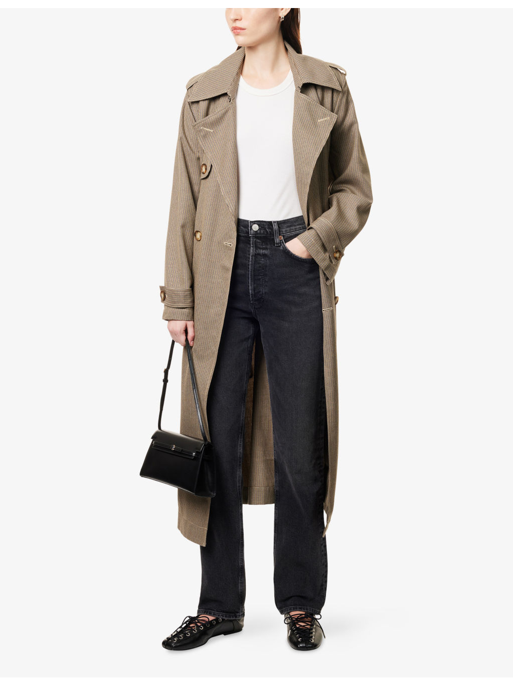 90s Pinch Waist Straight-Leg Denim Jeans - 2