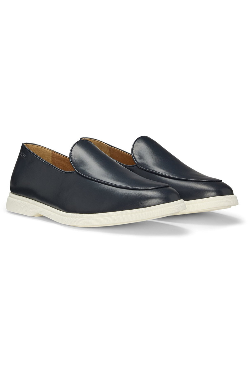NAPPA-LEATHER LOAFERS WITH CONTRAST OUTSOLE 2