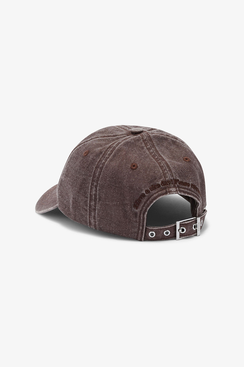 GANNI WASHED CANVAS CAP outlook