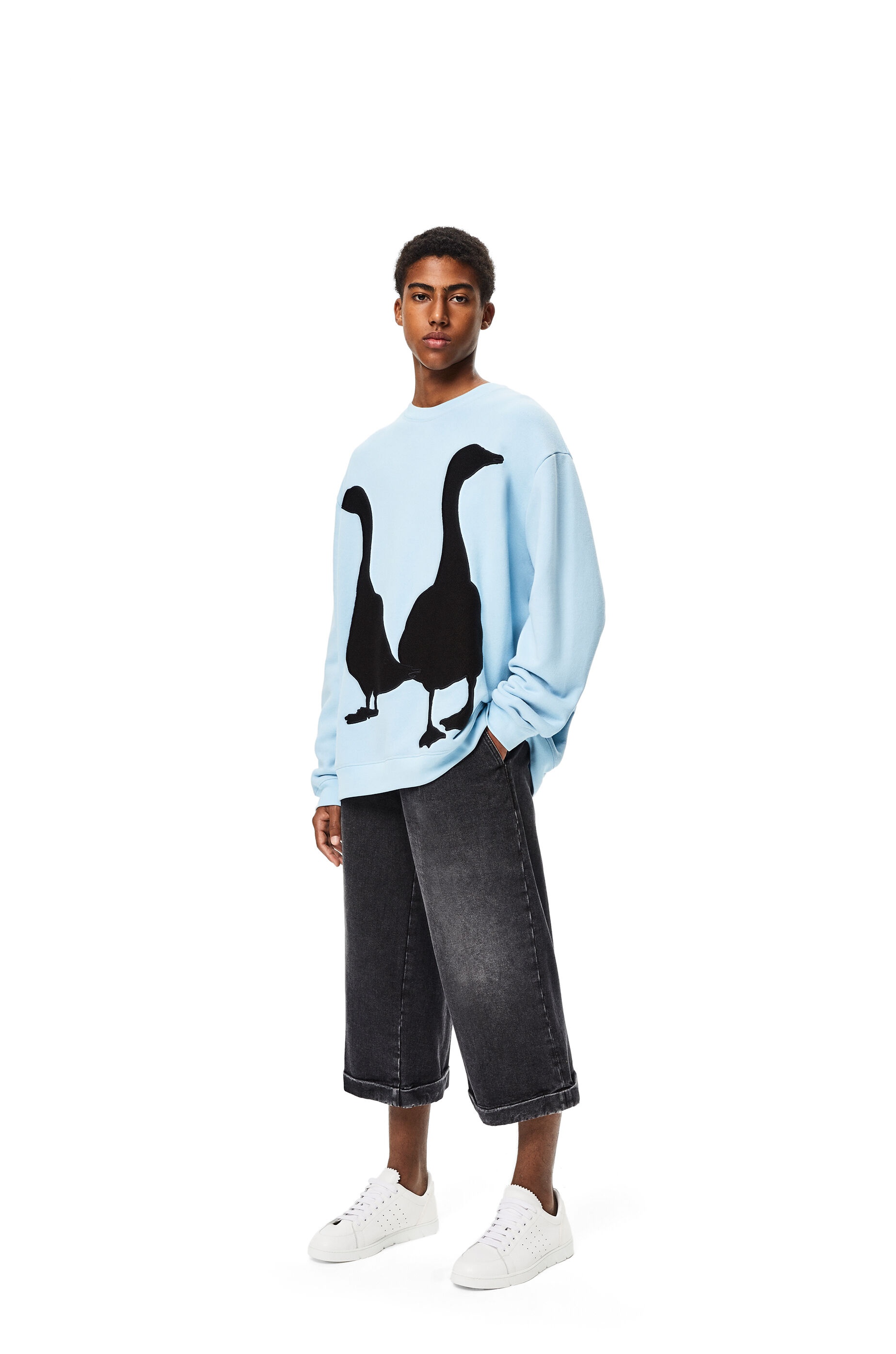 Goose sweatshirt in cotton - 2