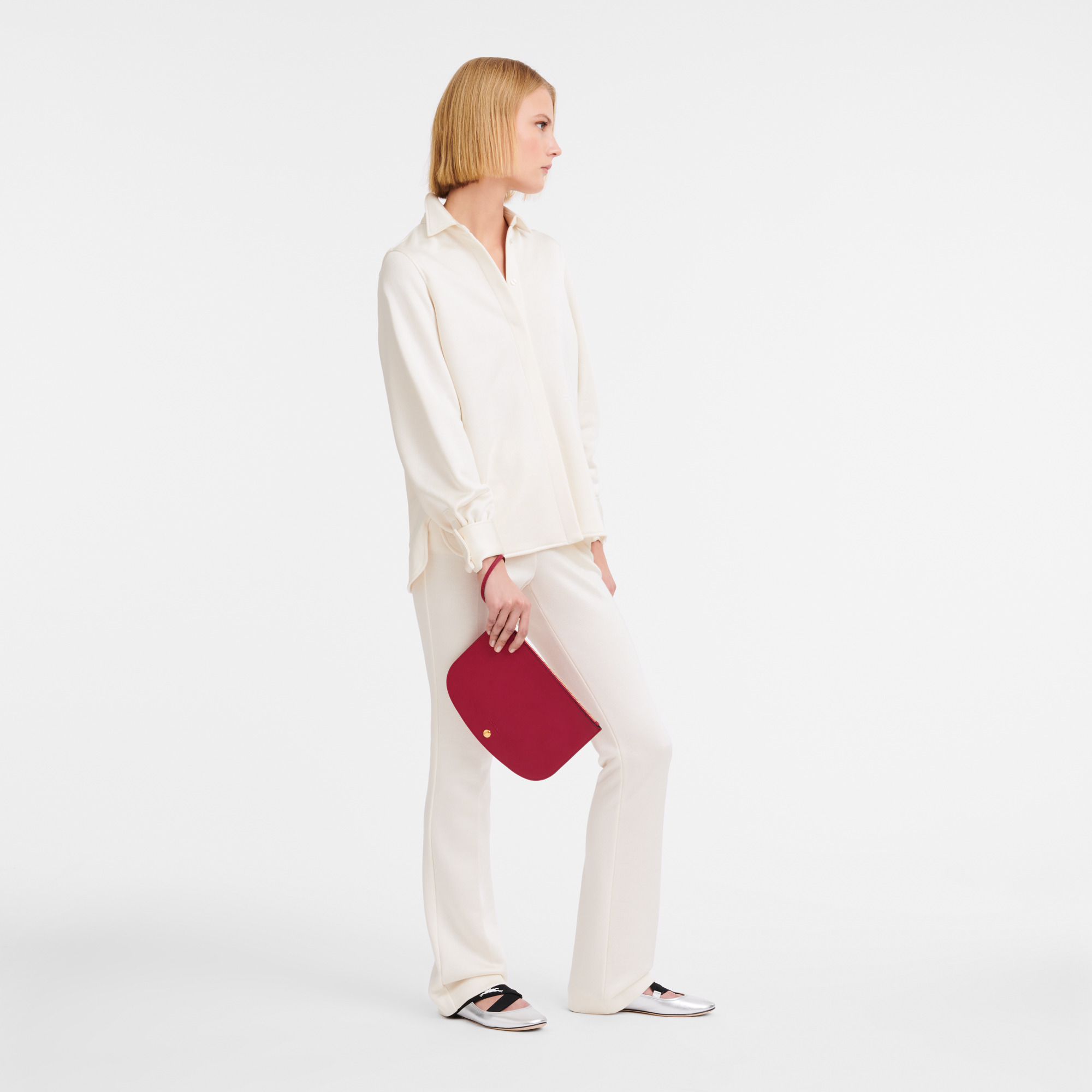Épure Pouch Magenta - Leather - 2