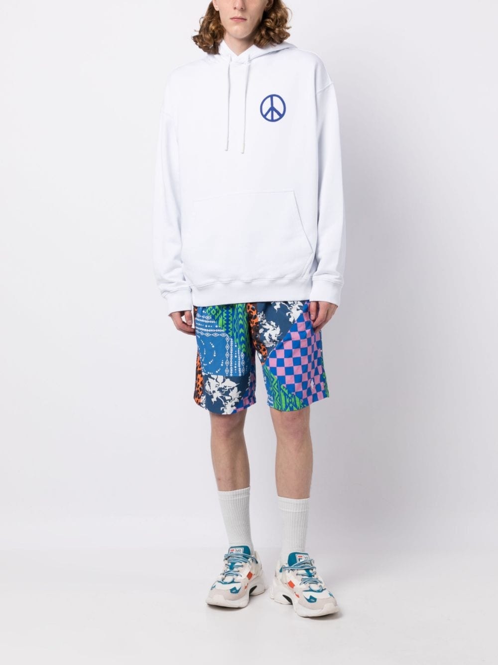 MULTI-PANEL KNEE-LENGTH SHORTS - 5