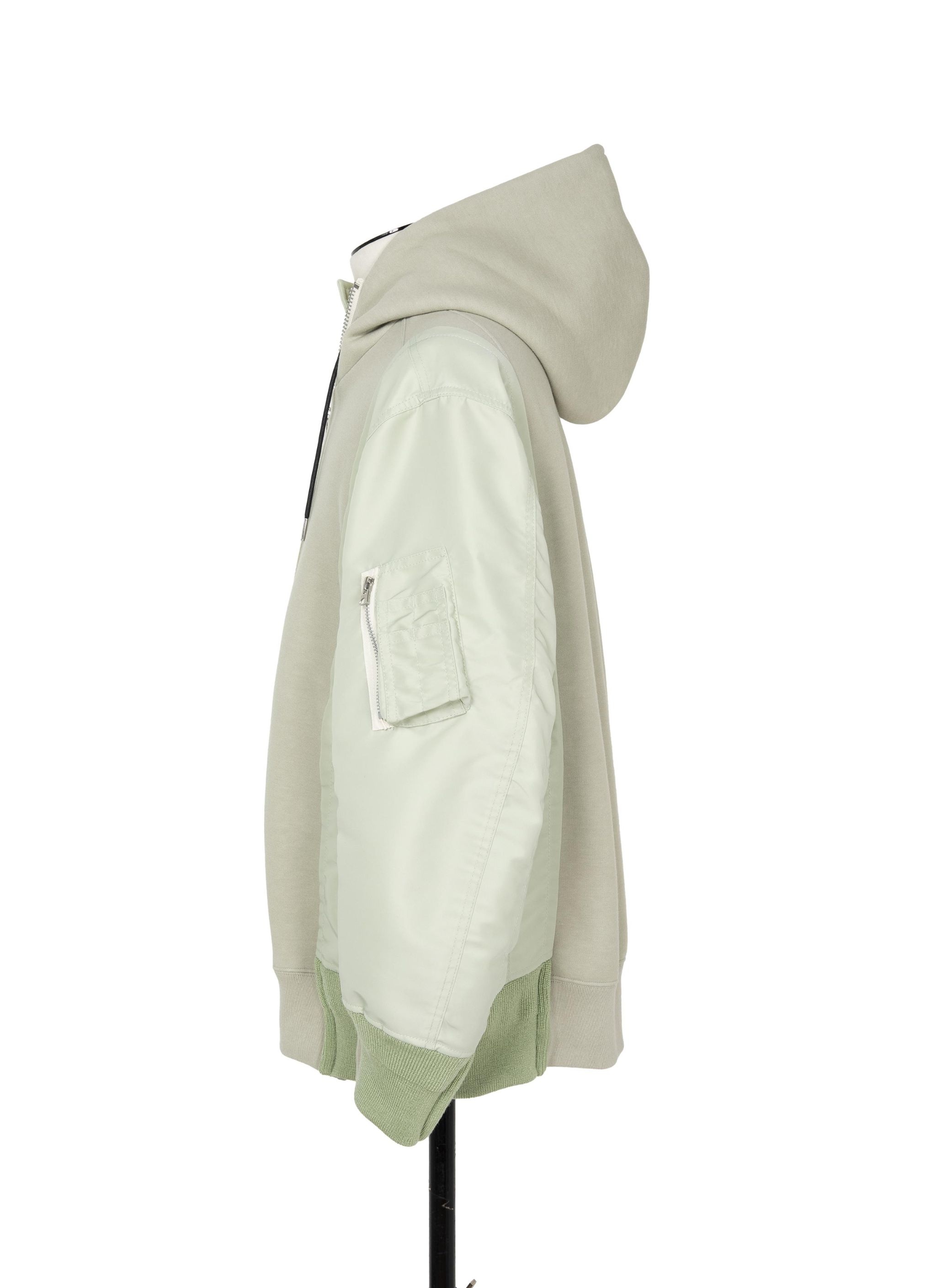 Nylon Twill x Sponge Sweat Hoodie - 2