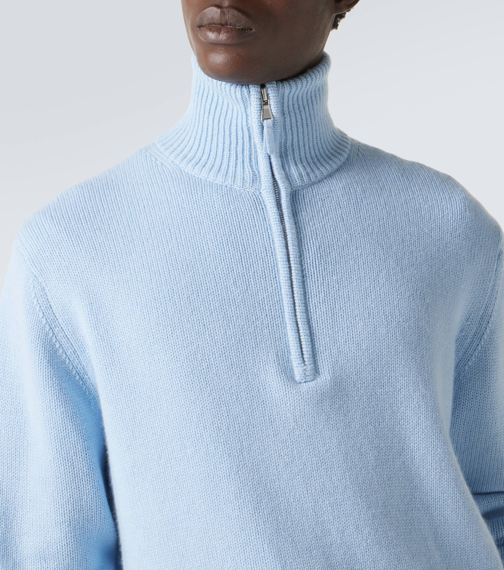 Cashmere half-zip sweater - 6
