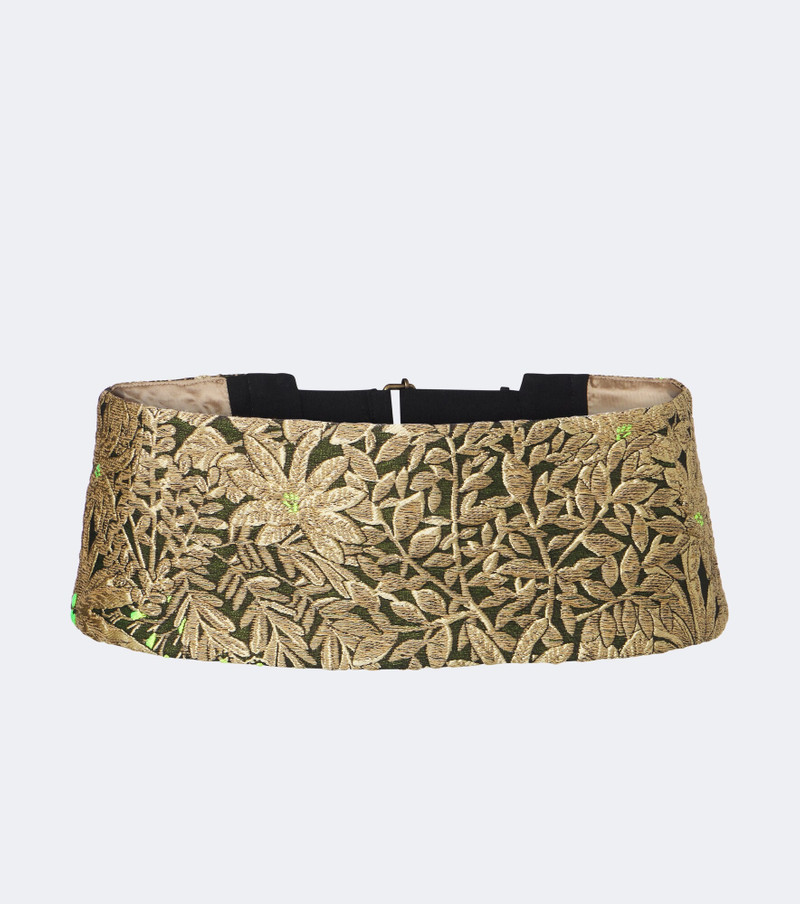 Floral jacquard belt 1