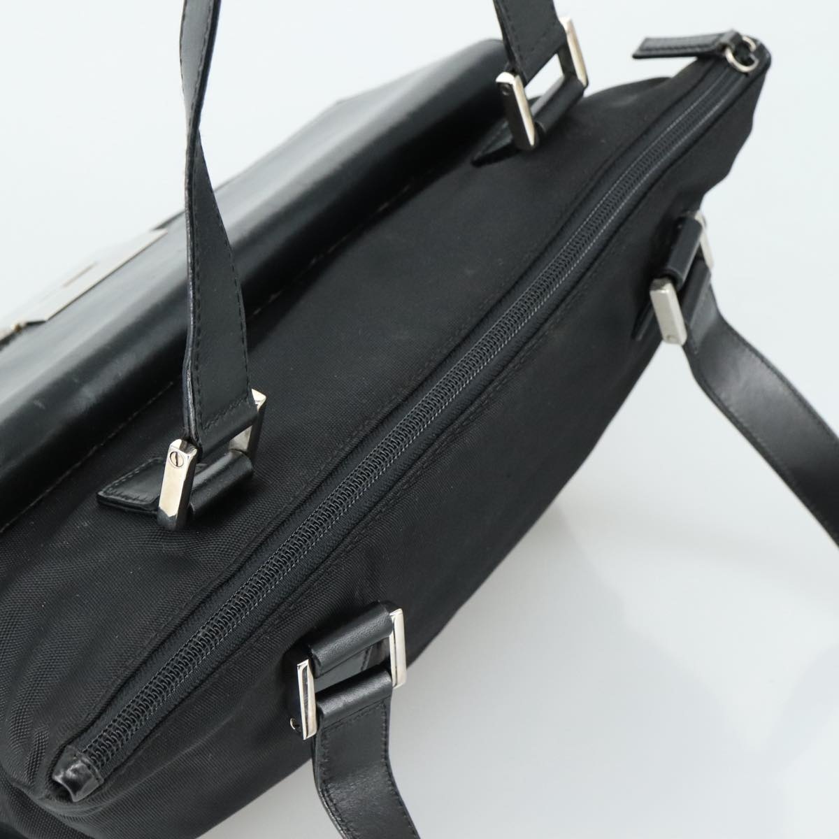 GUCCI Tote Bag Nylon Black Silver 000 1705 000 1705 - 6