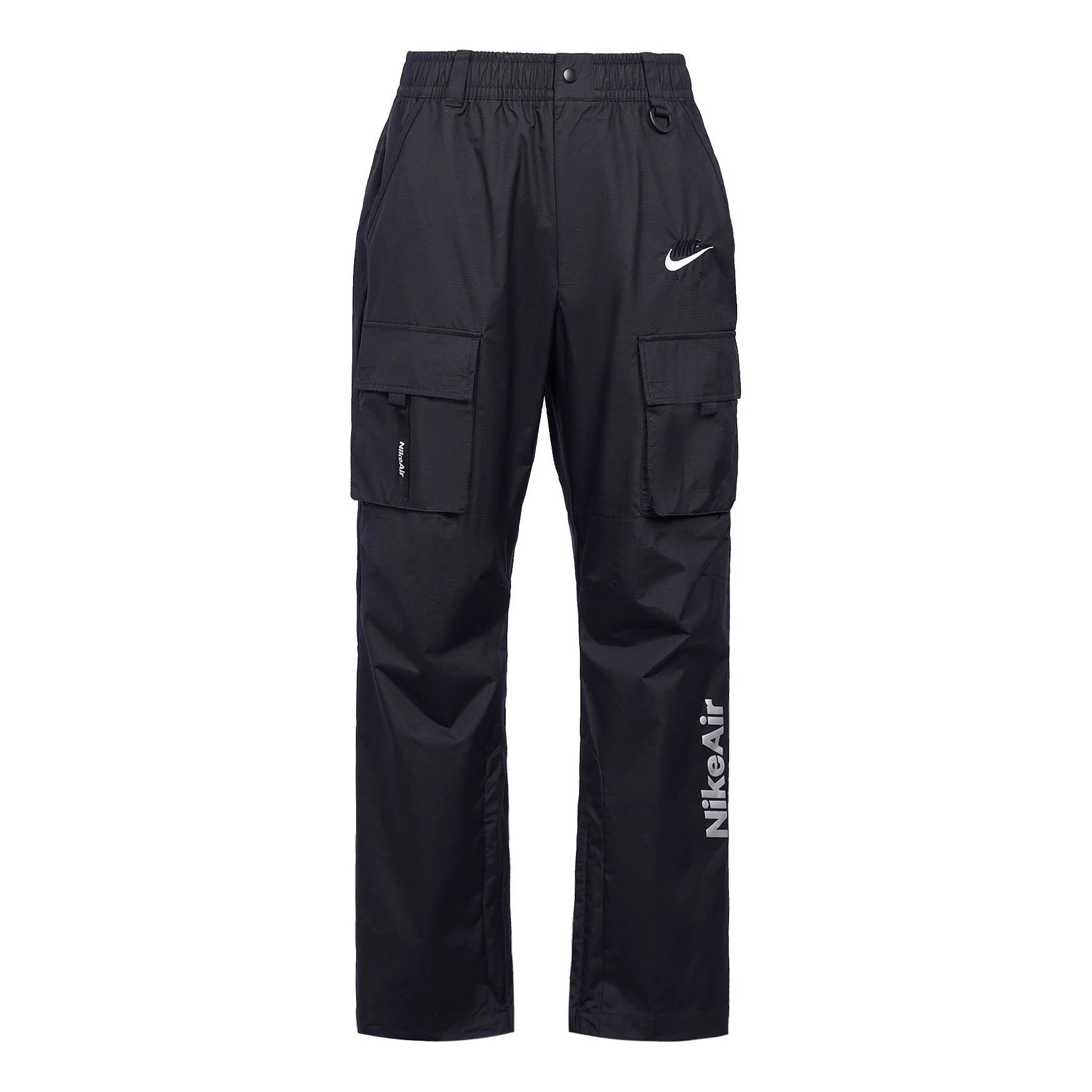 Nike Air Solid Color logo Multiple Pockets Pants Black CU4172-010 - 1